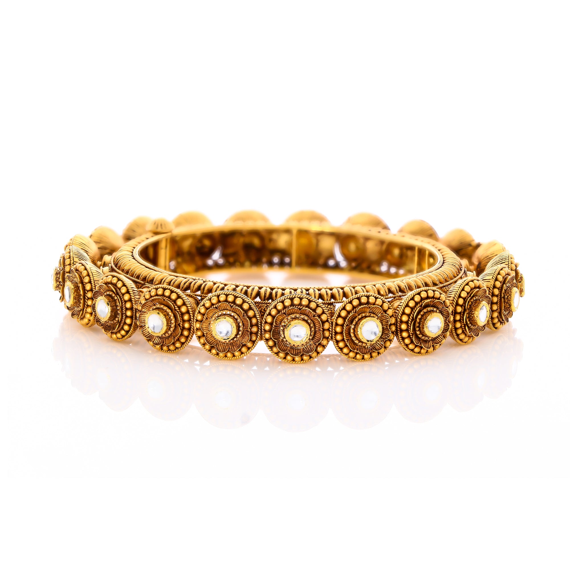 Cassia Gold Bangles