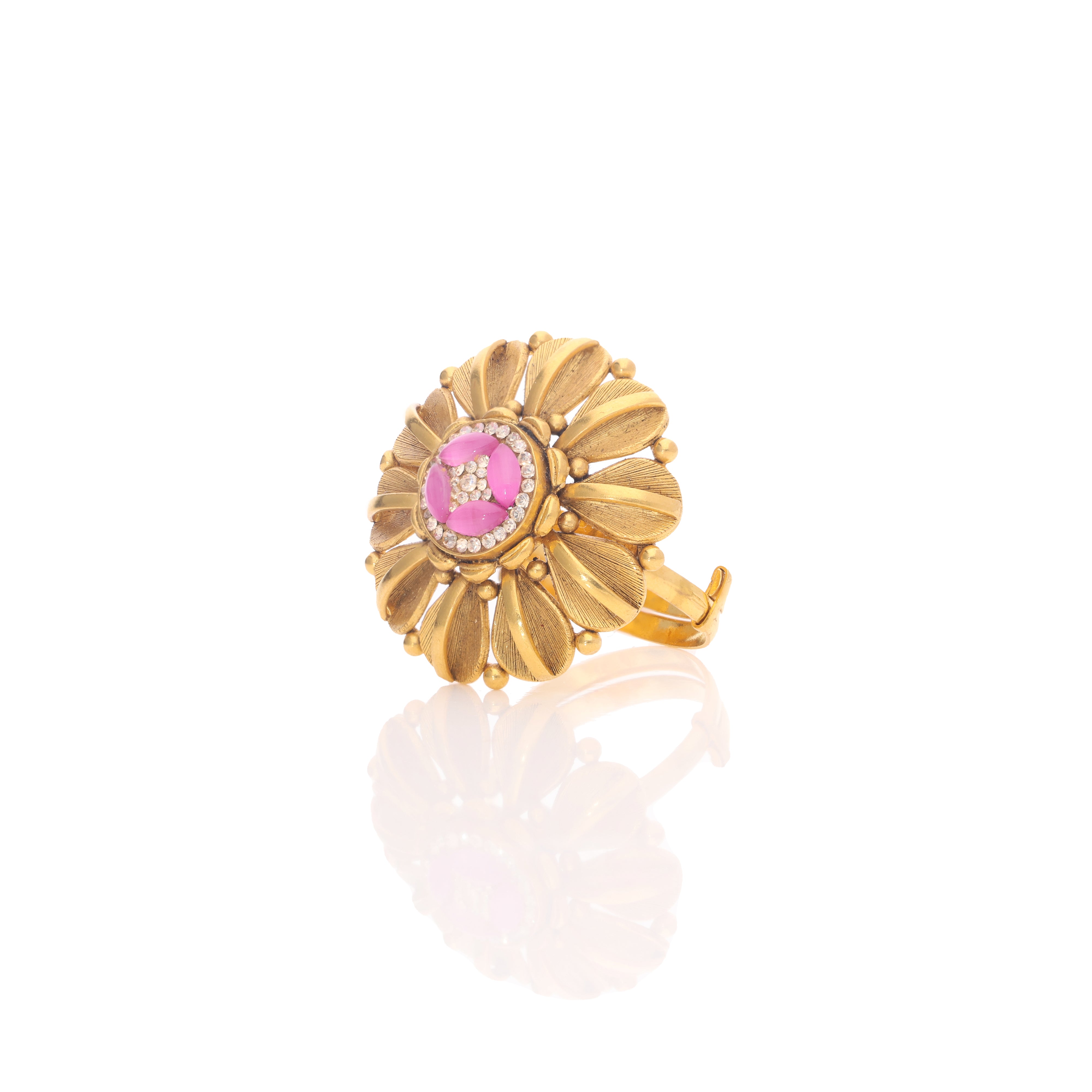 Surya Bloom Gold Ring