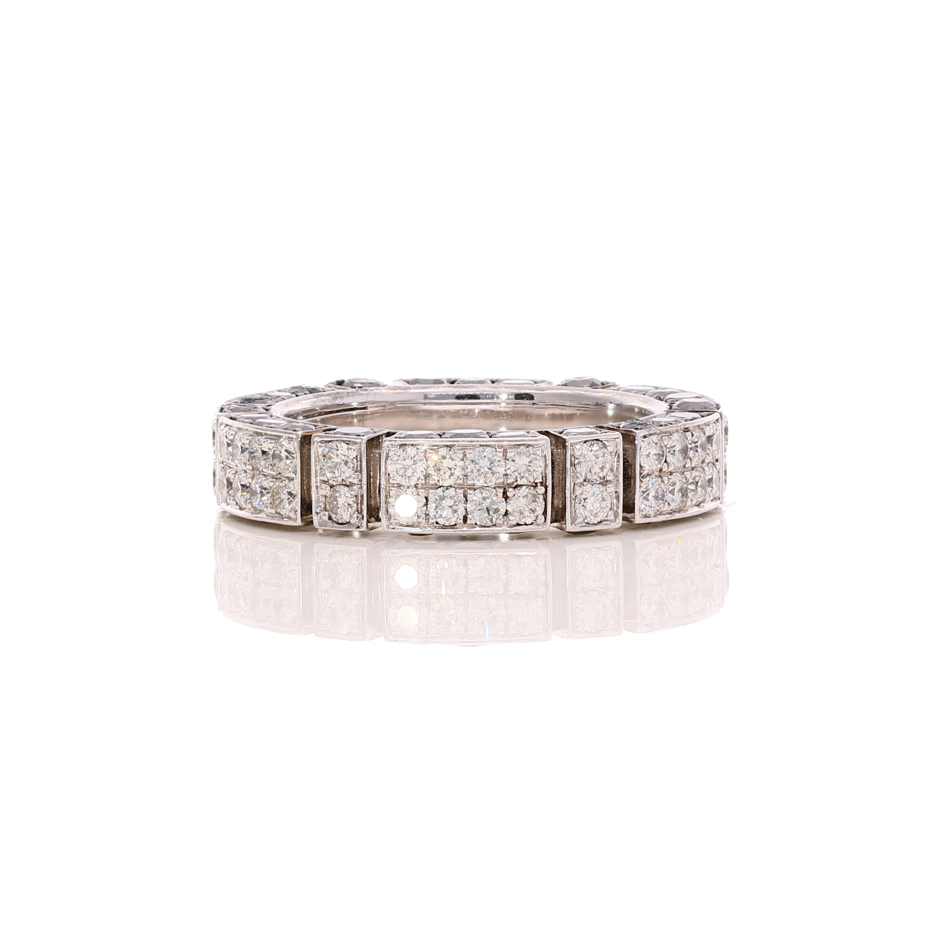Black Diamond Infinity Ring