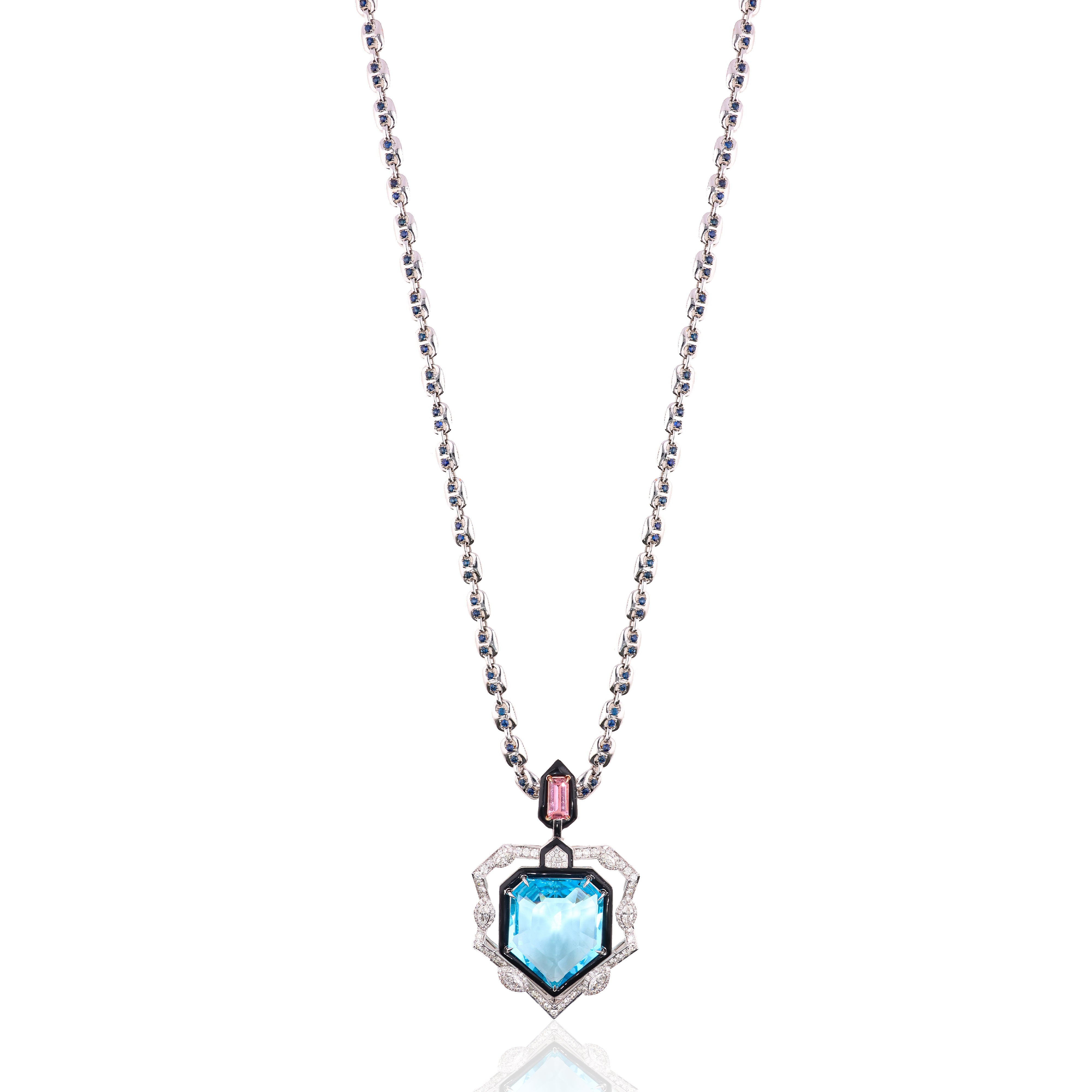 Azure Blush Heart
