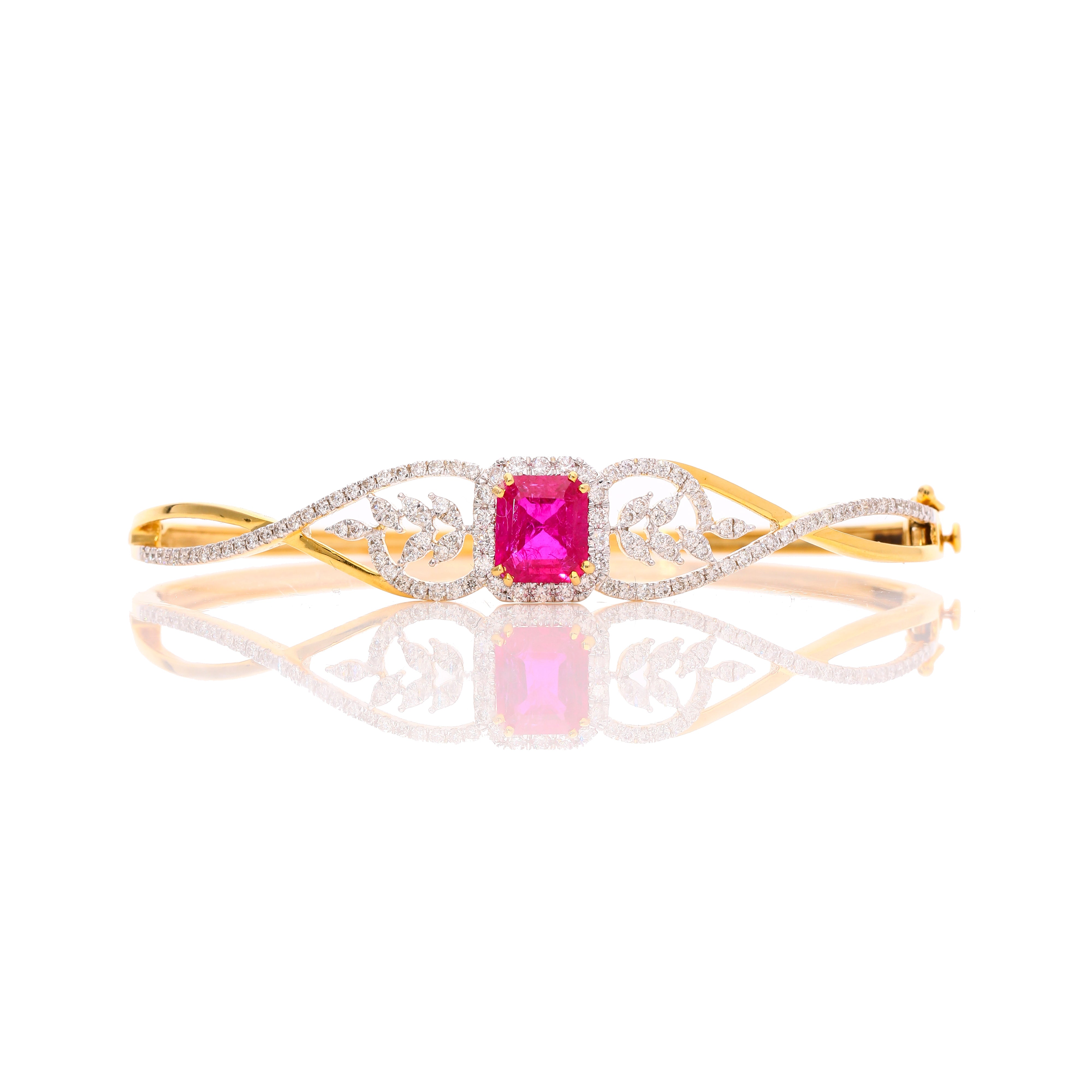 Dazzle Wave Diamond Bracelet