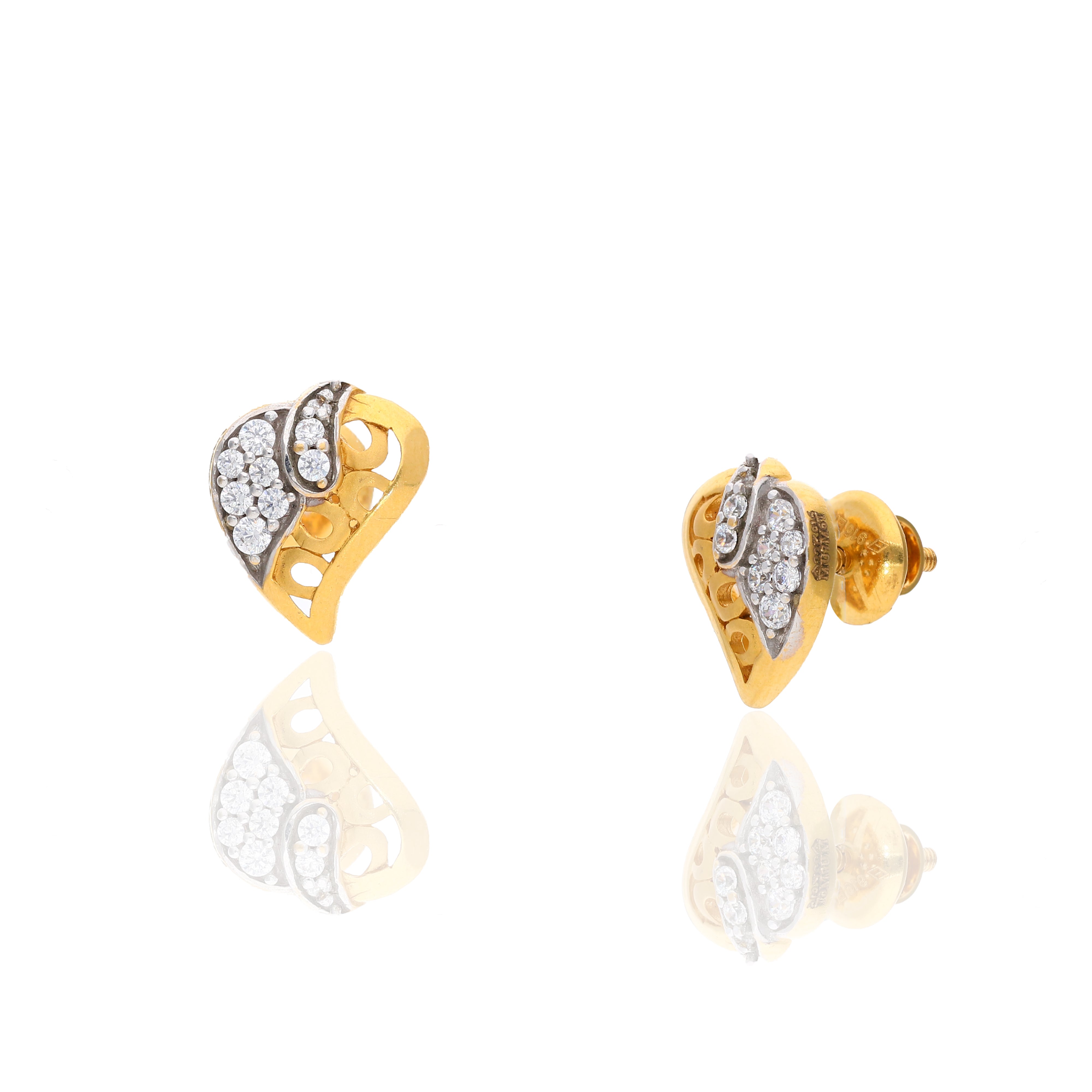Divine Spark Gold Studs