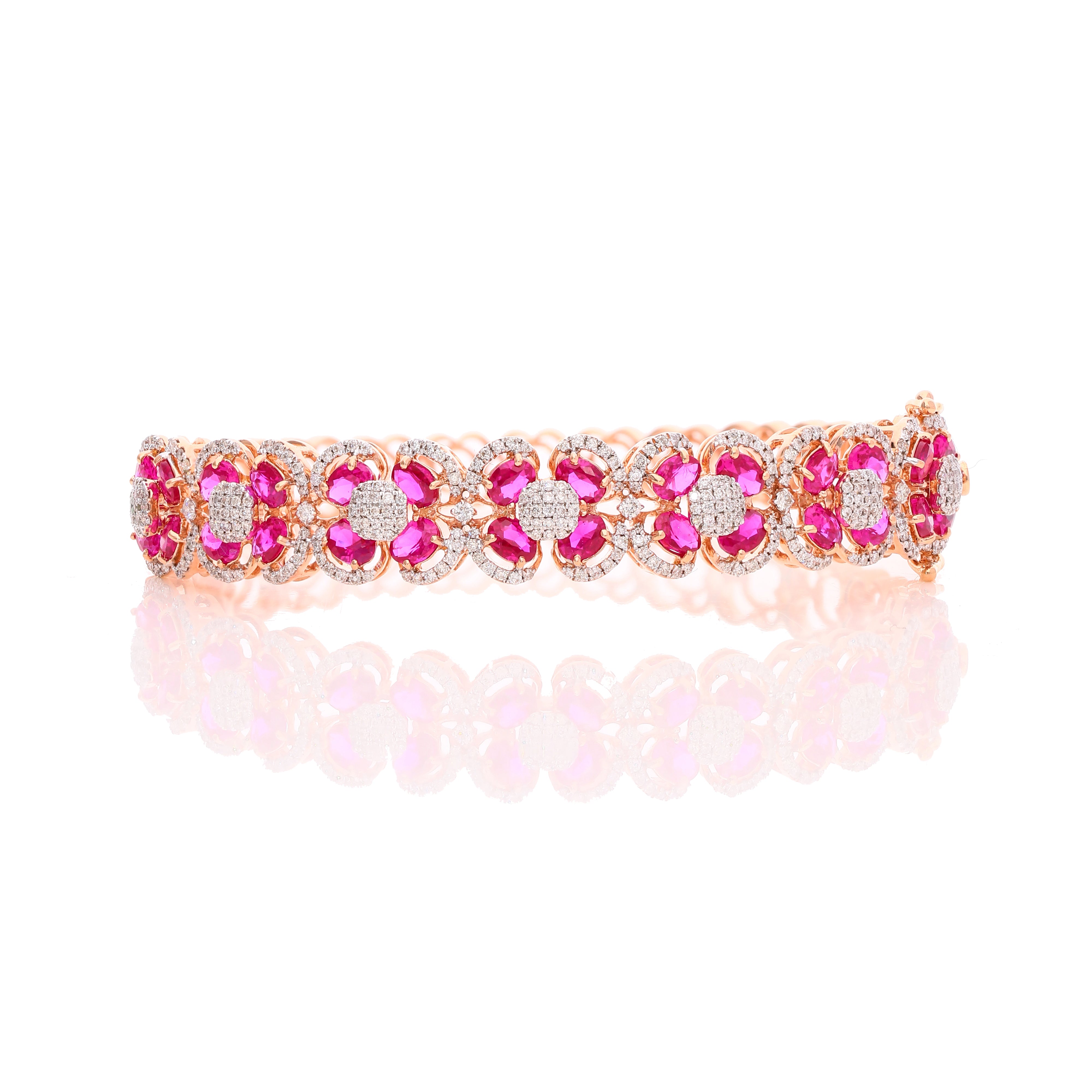 Ruby Whisper Diamond Bracelet
