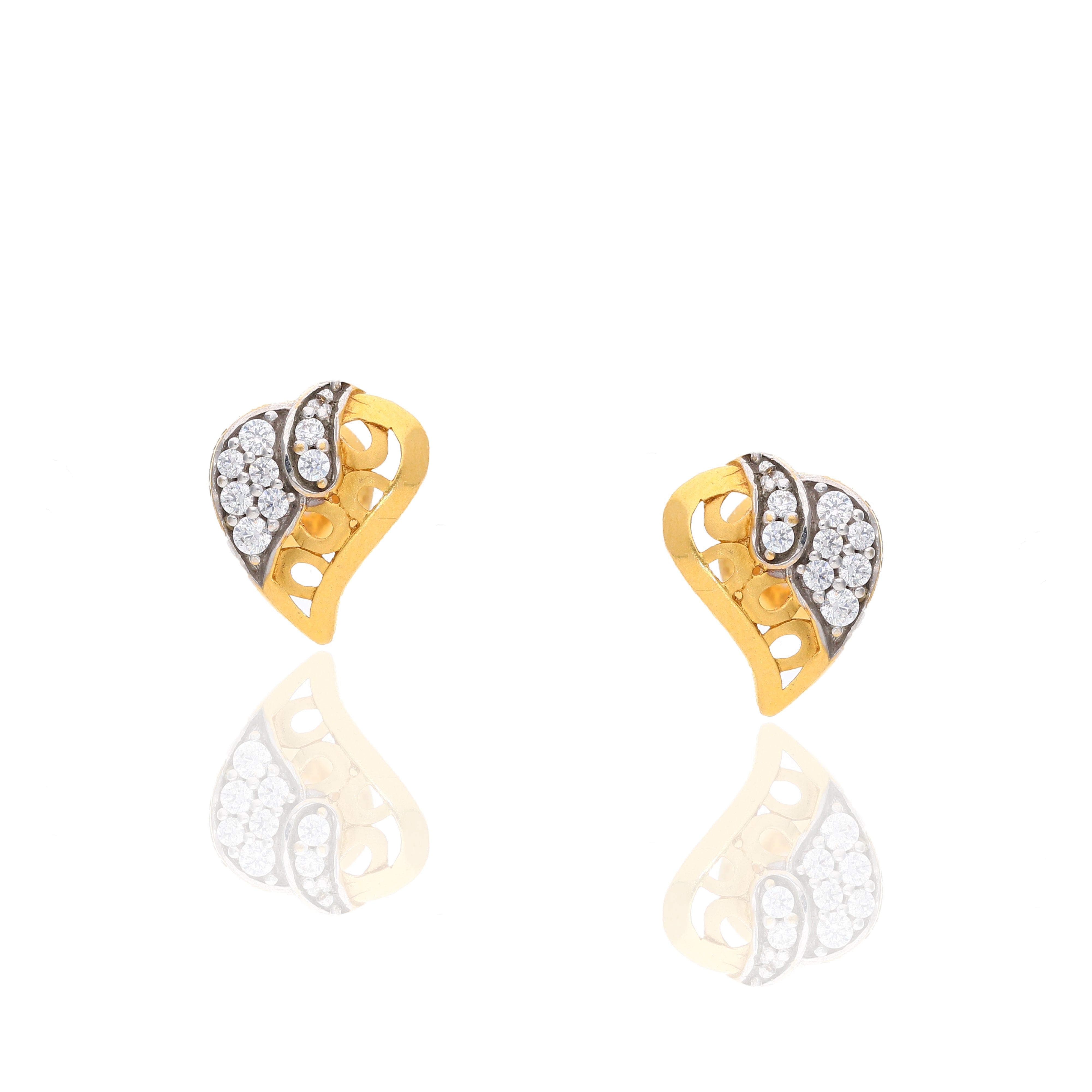 Divine Spark Gold Studs