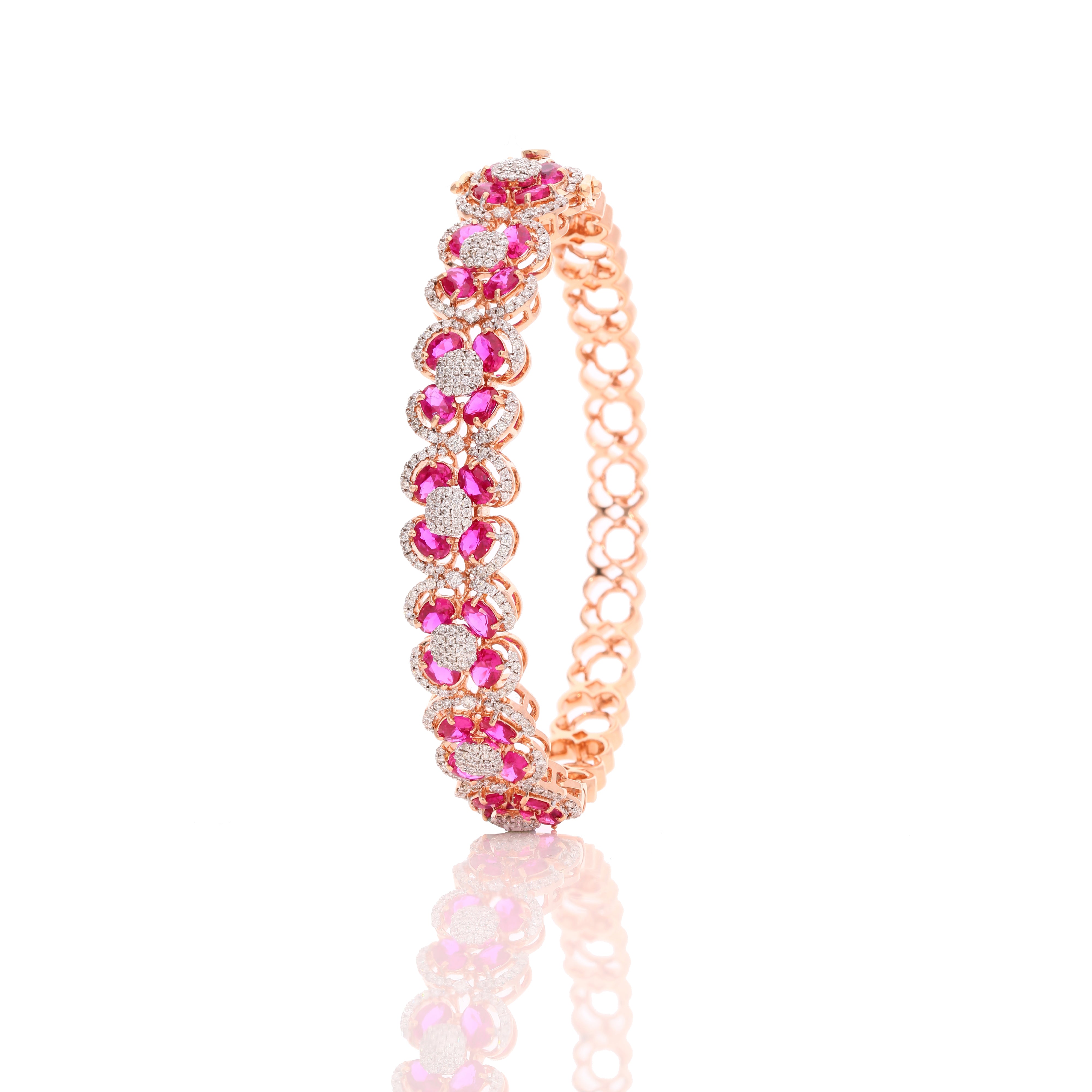 Ruby Whisper Diamond Bracelet