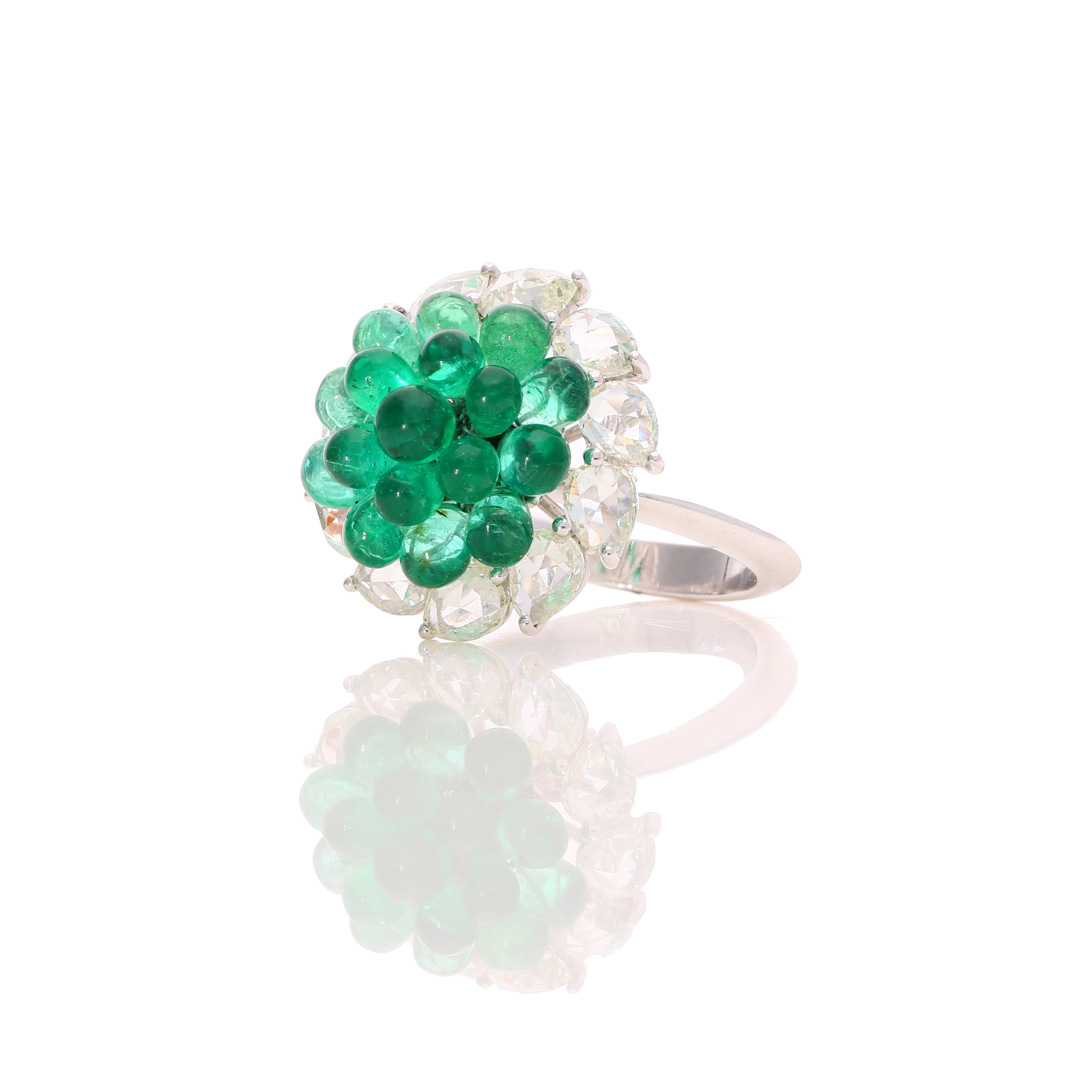 Emerald Bloom Ring