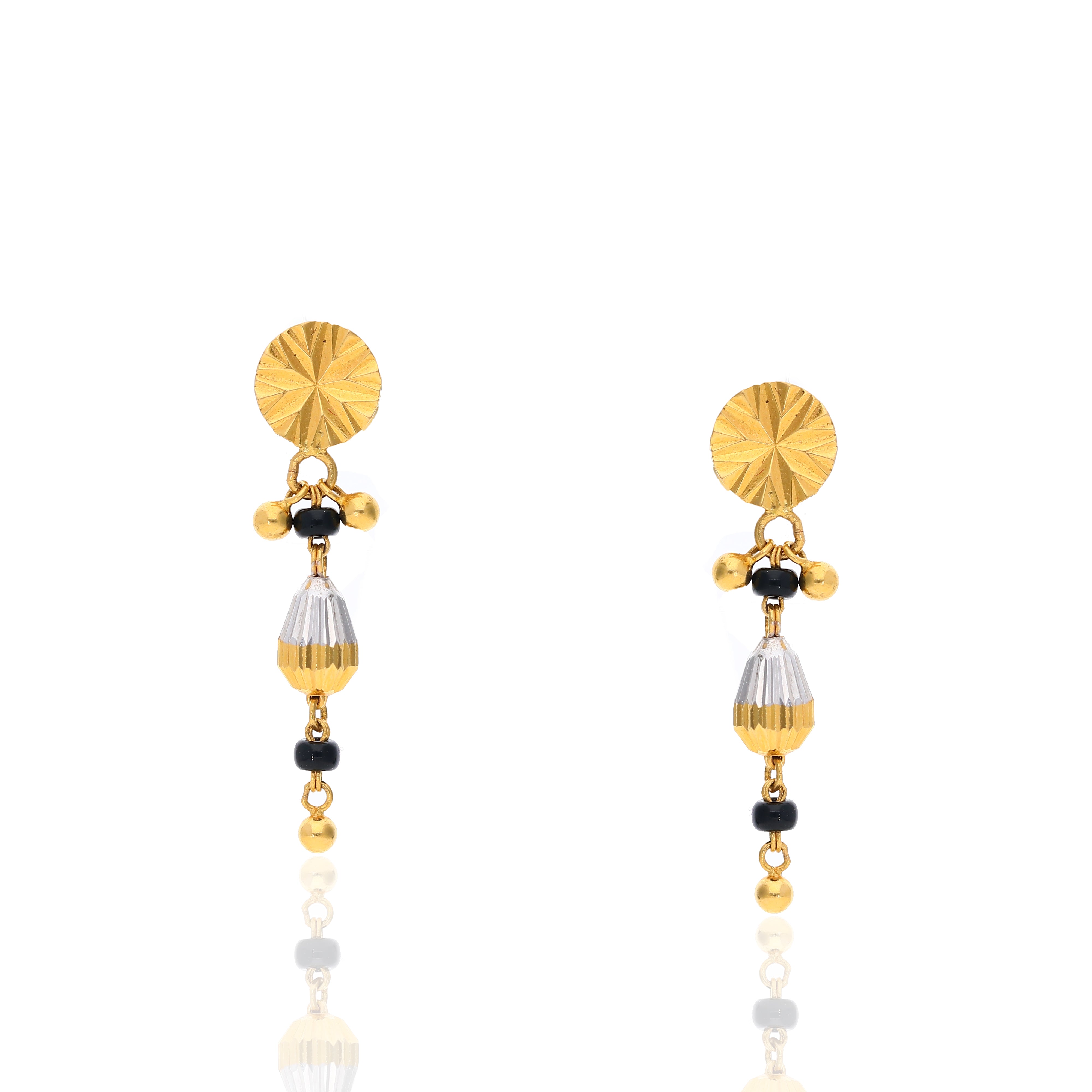 Anvika Gold Studs