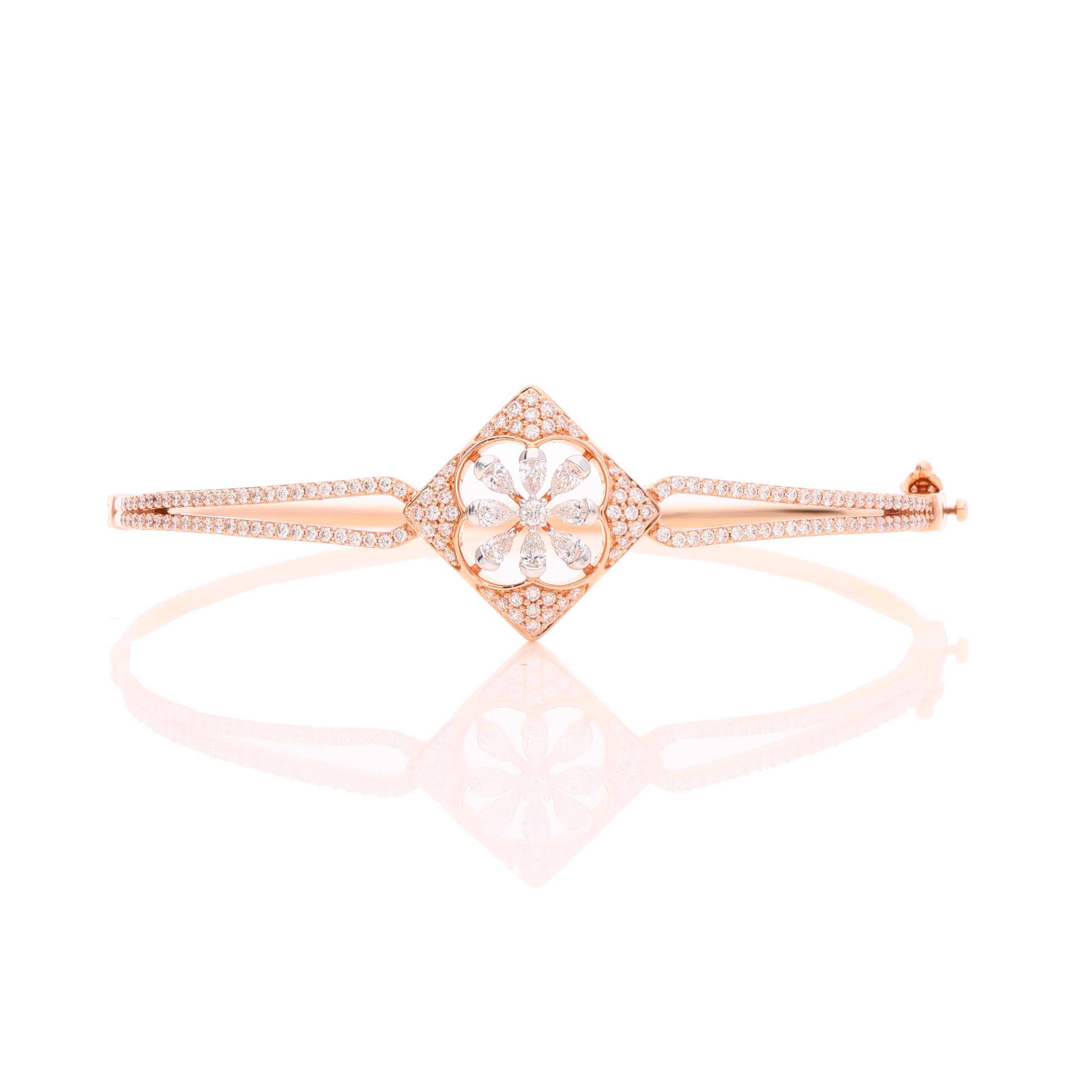 Blush Knot Diamond Bracelet