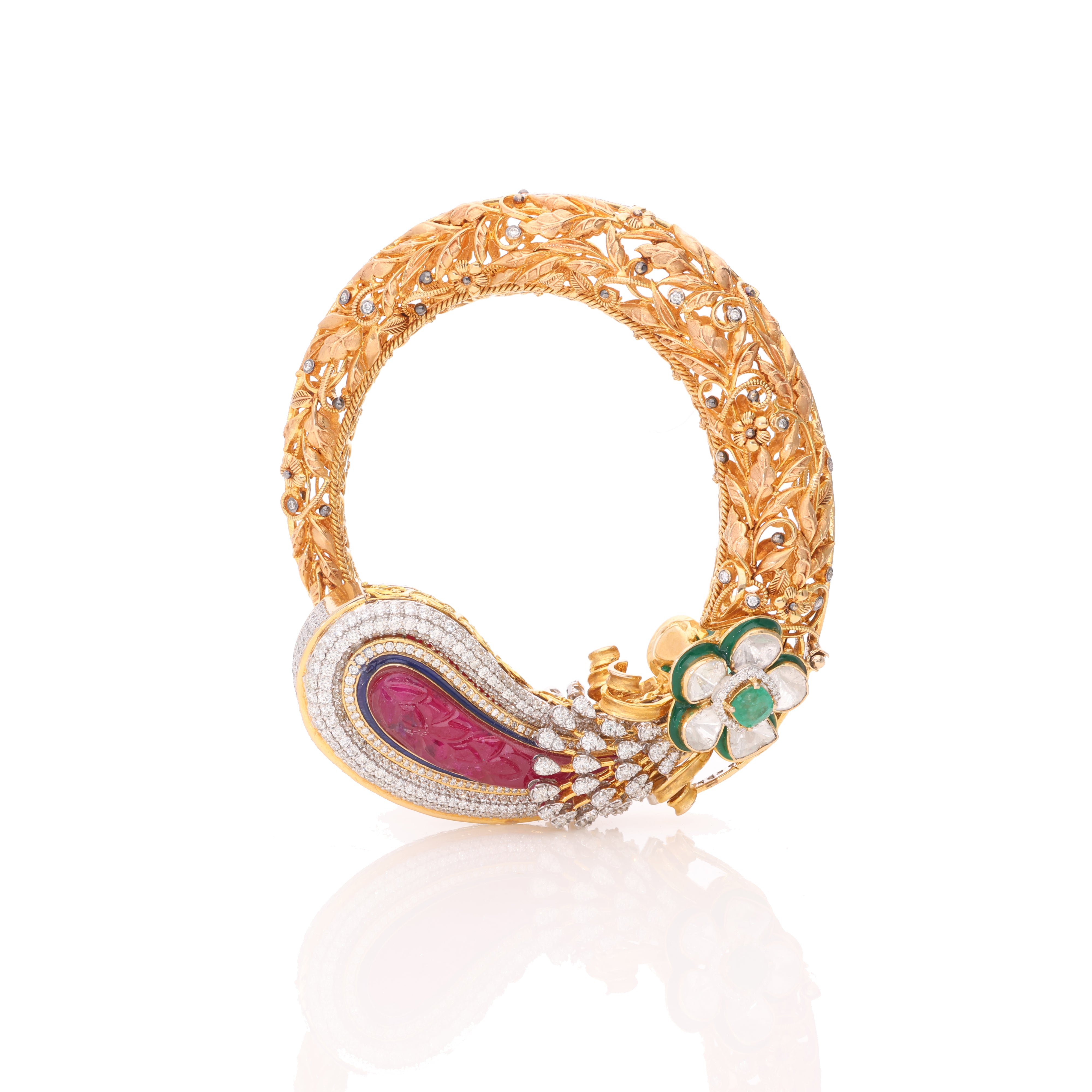 Polki Mayura Bracelet
