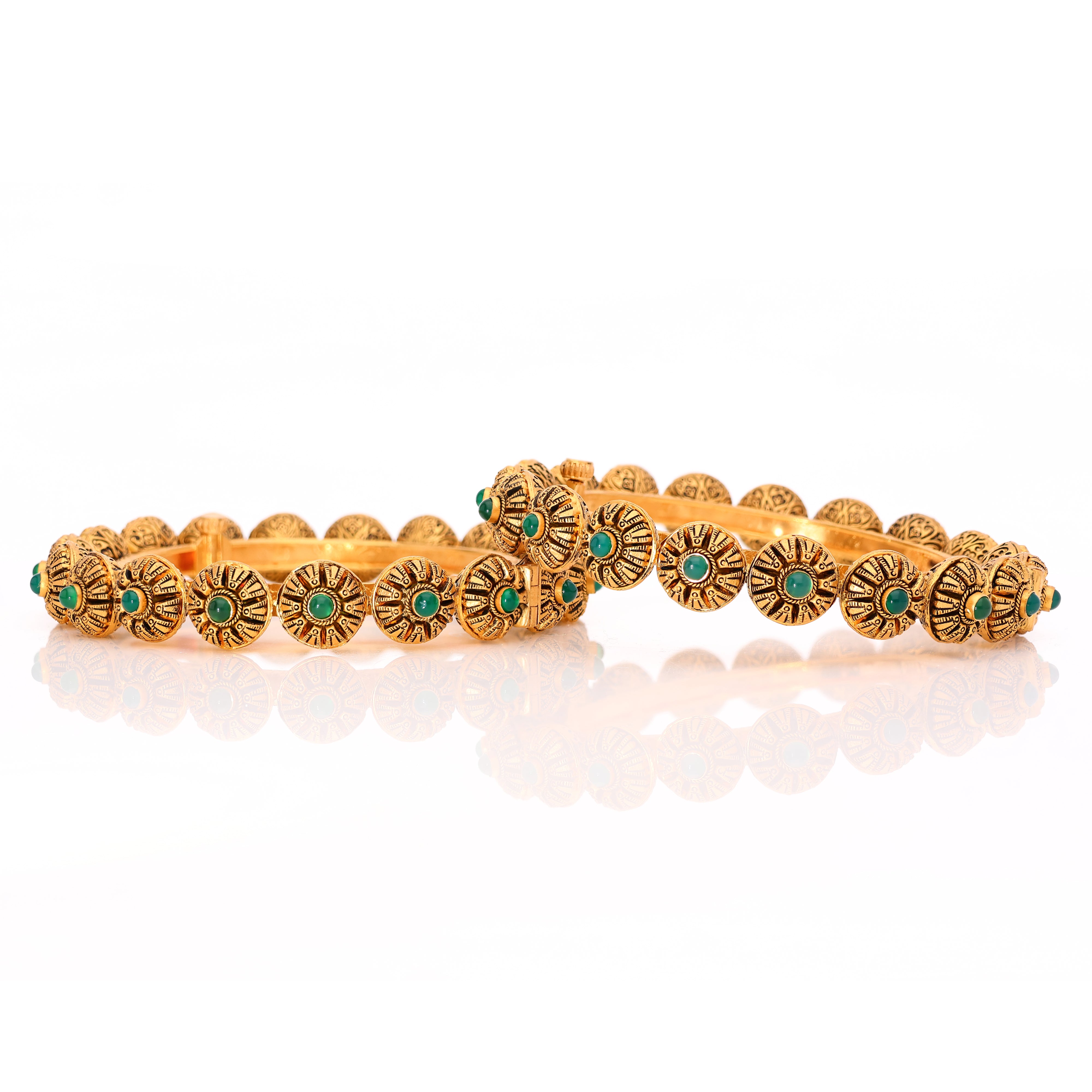 Enticing Precious Gold Bangles