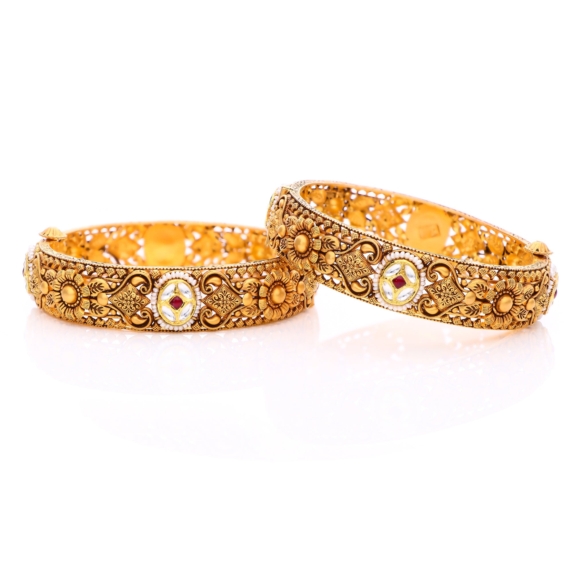 Yalina Gold Bangles