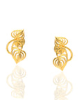 Flora Twirl Gold Studs