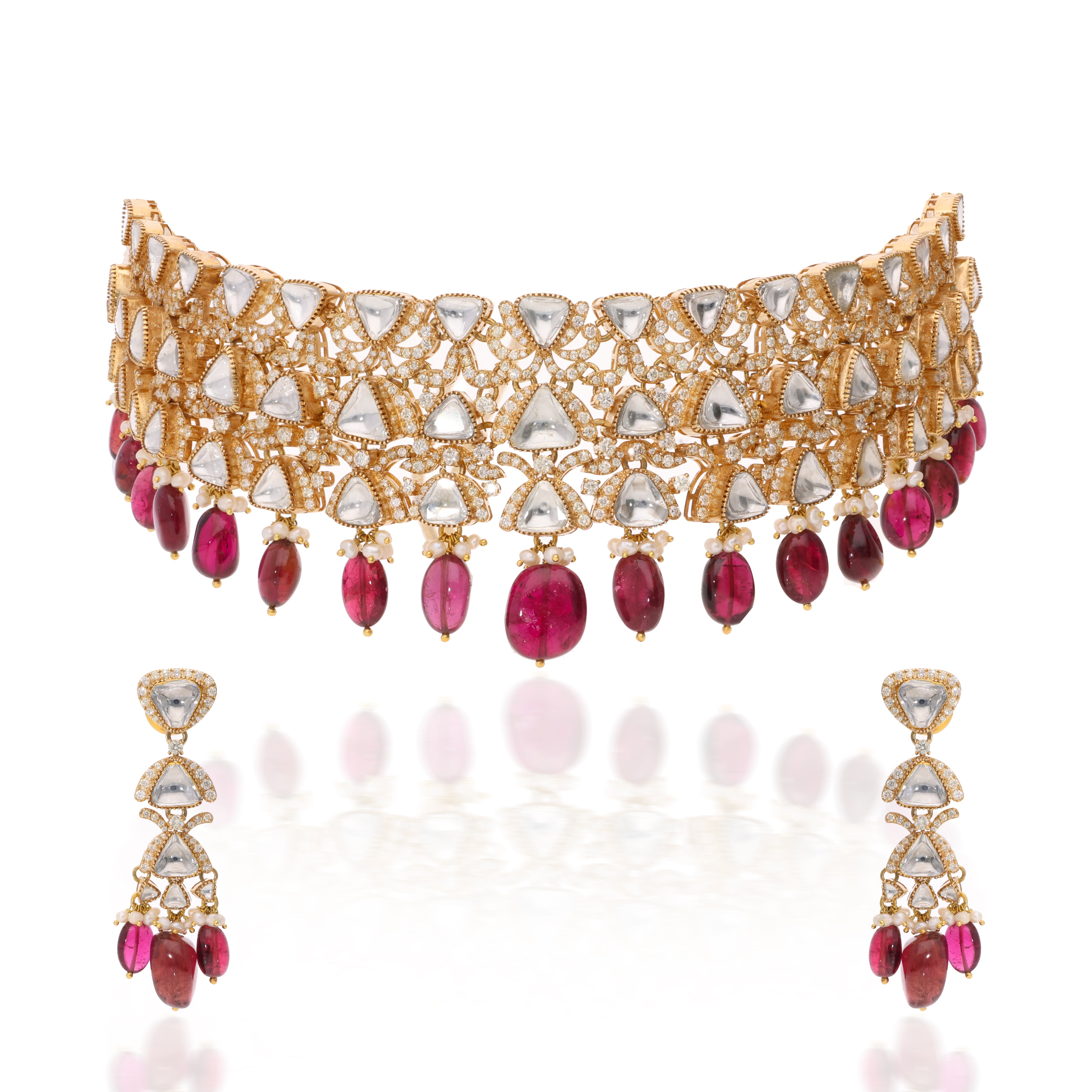 Grandeur Treasure Polki Set