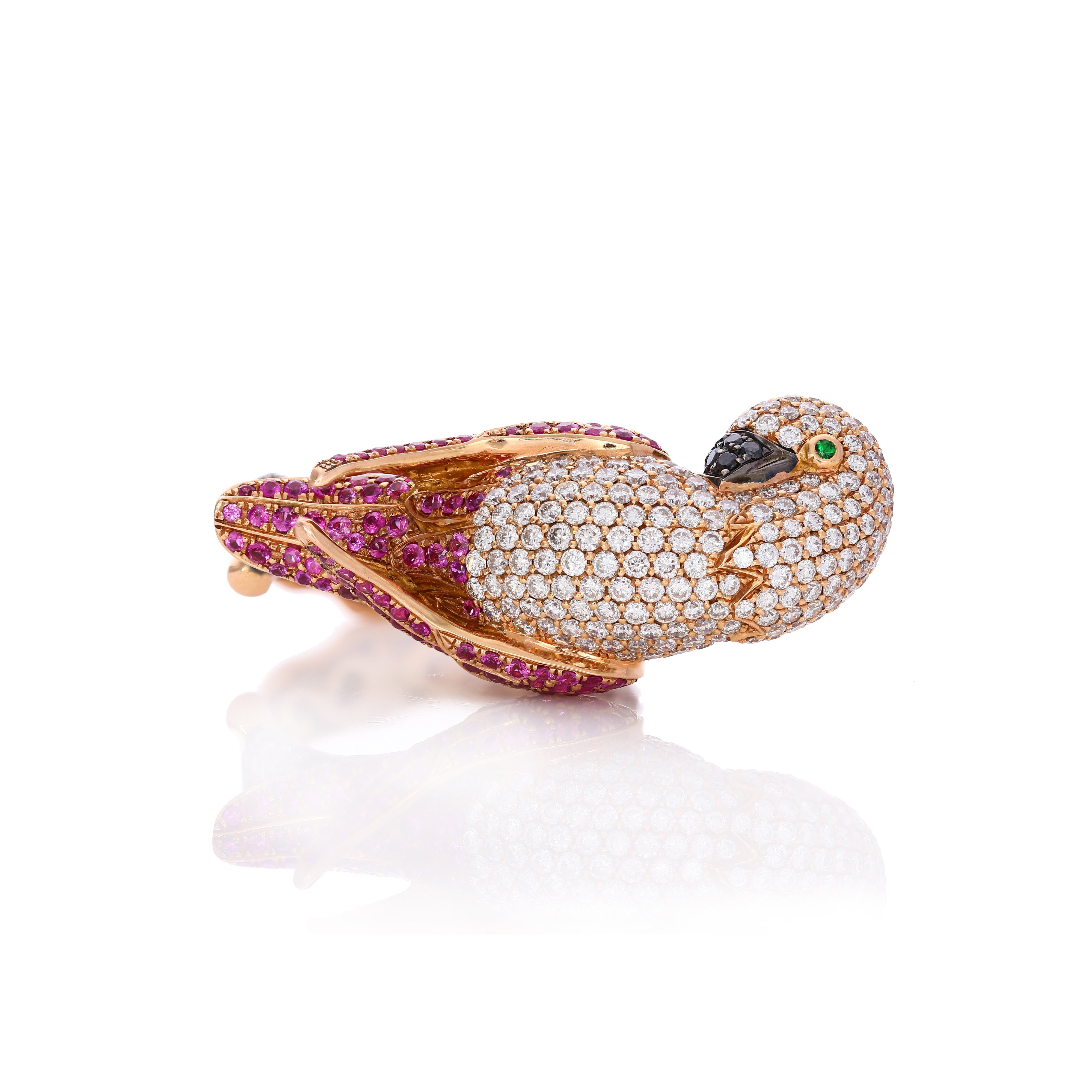 Parrot Diamond Ring