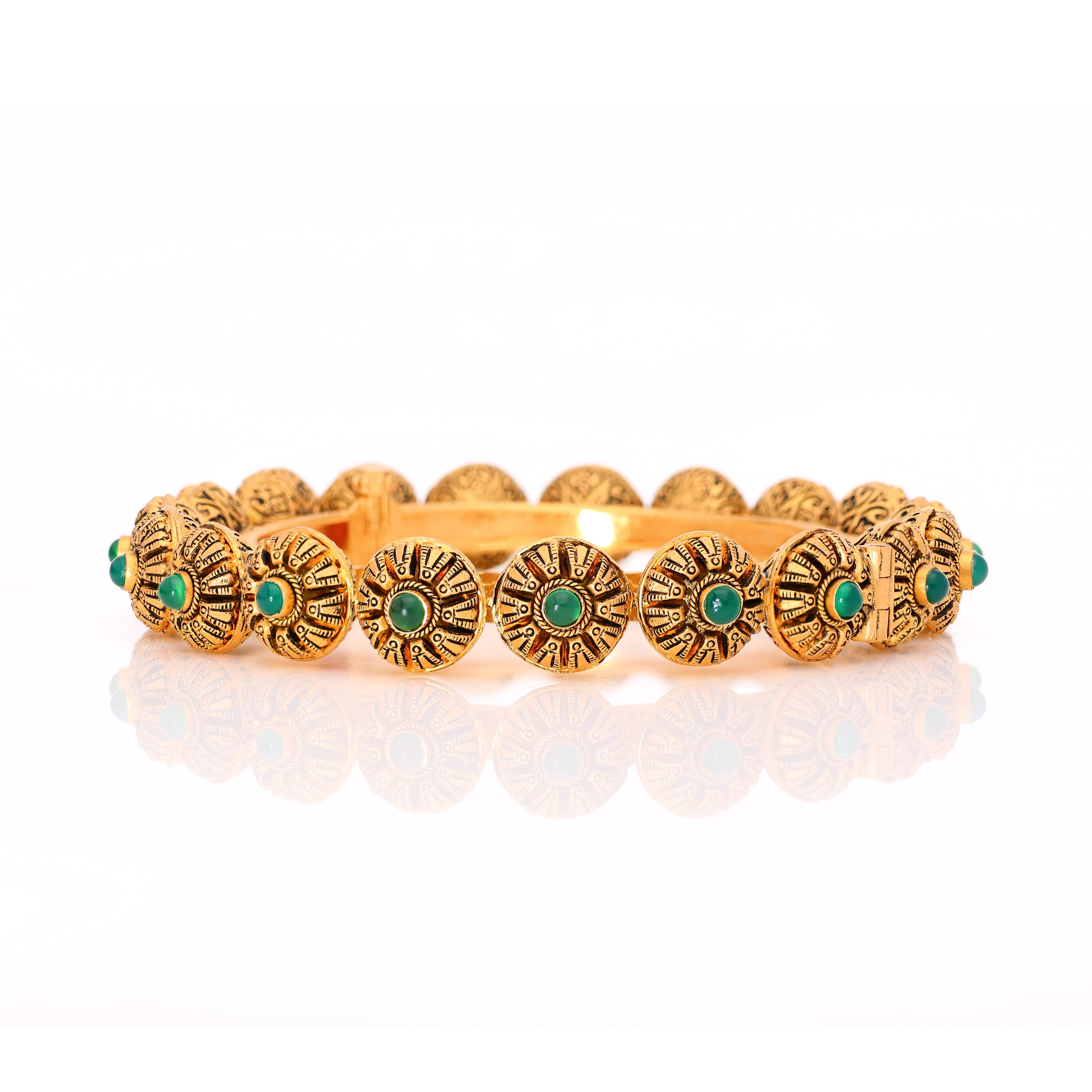 Enticing Precious Gold Bangles