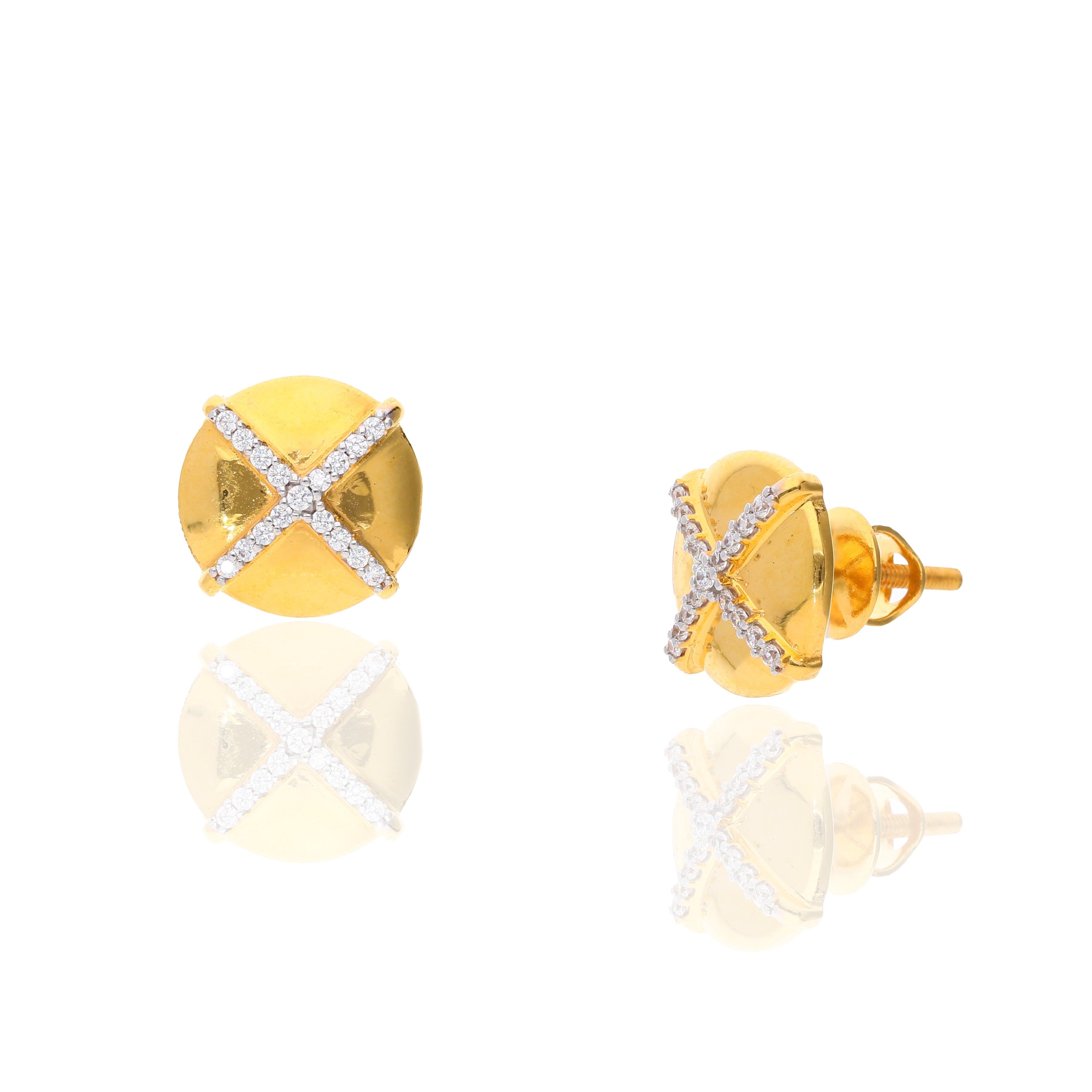Auric Barc Gold Studs