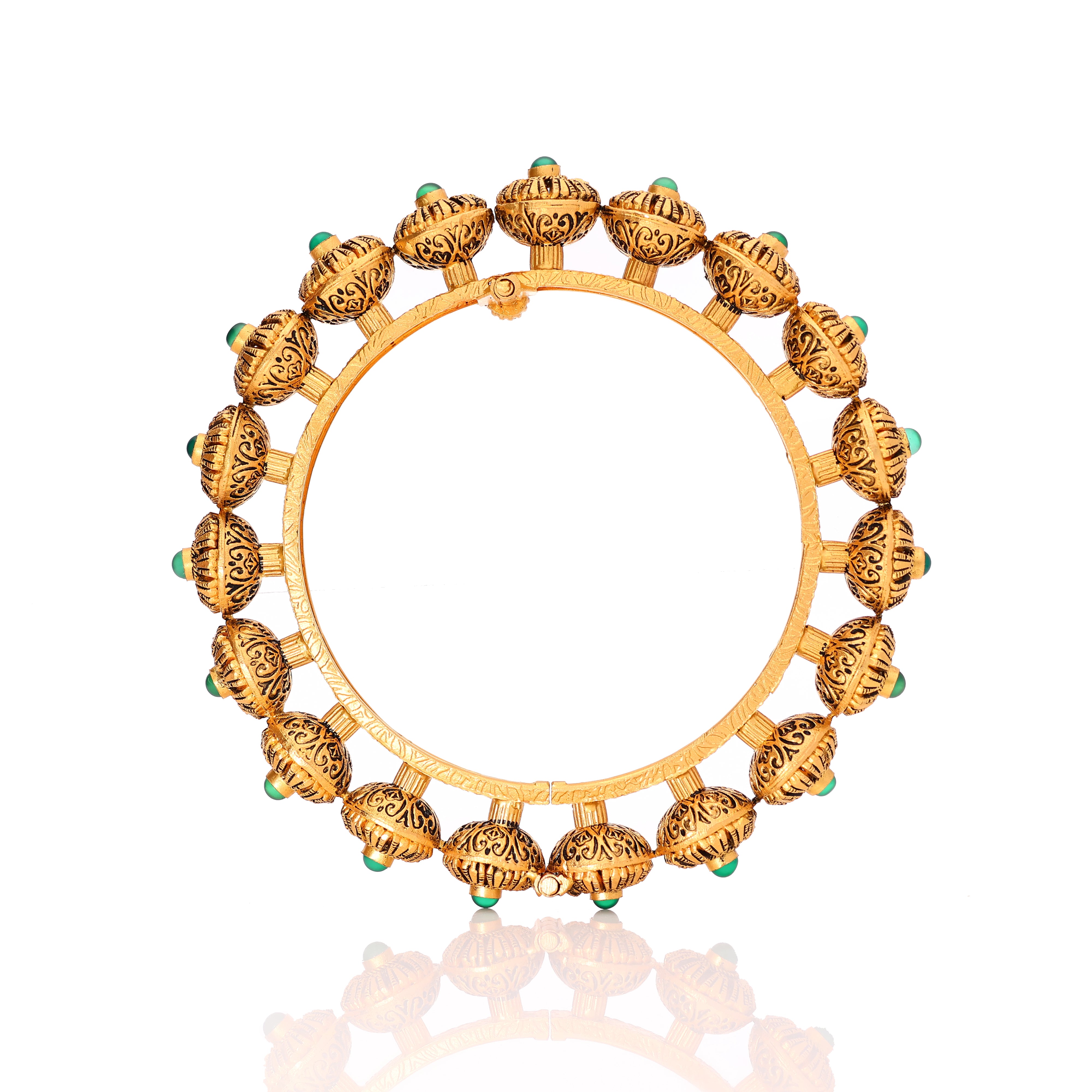 Enticing Precious Gold Bangles