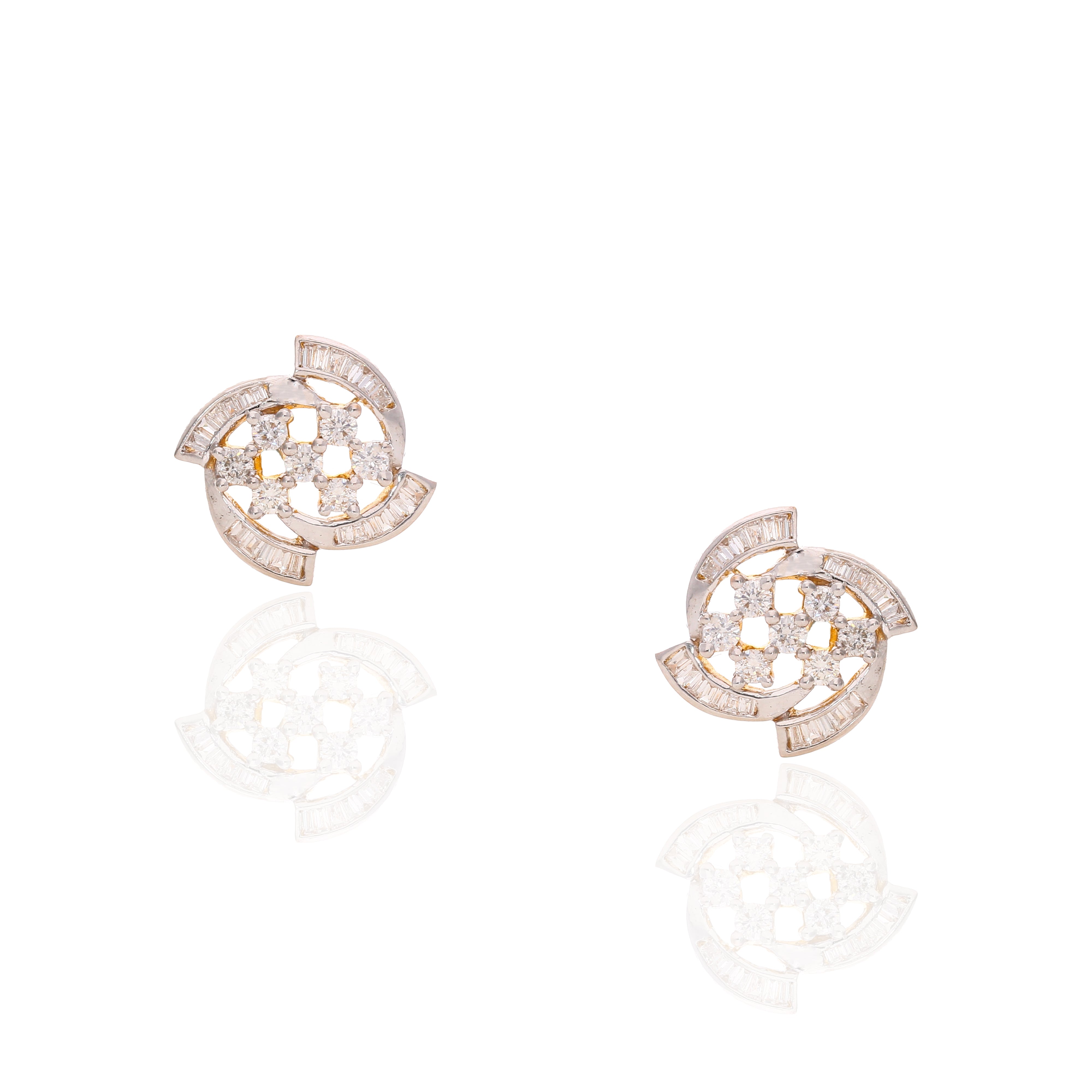 Soft Bloom Diamond Studs
