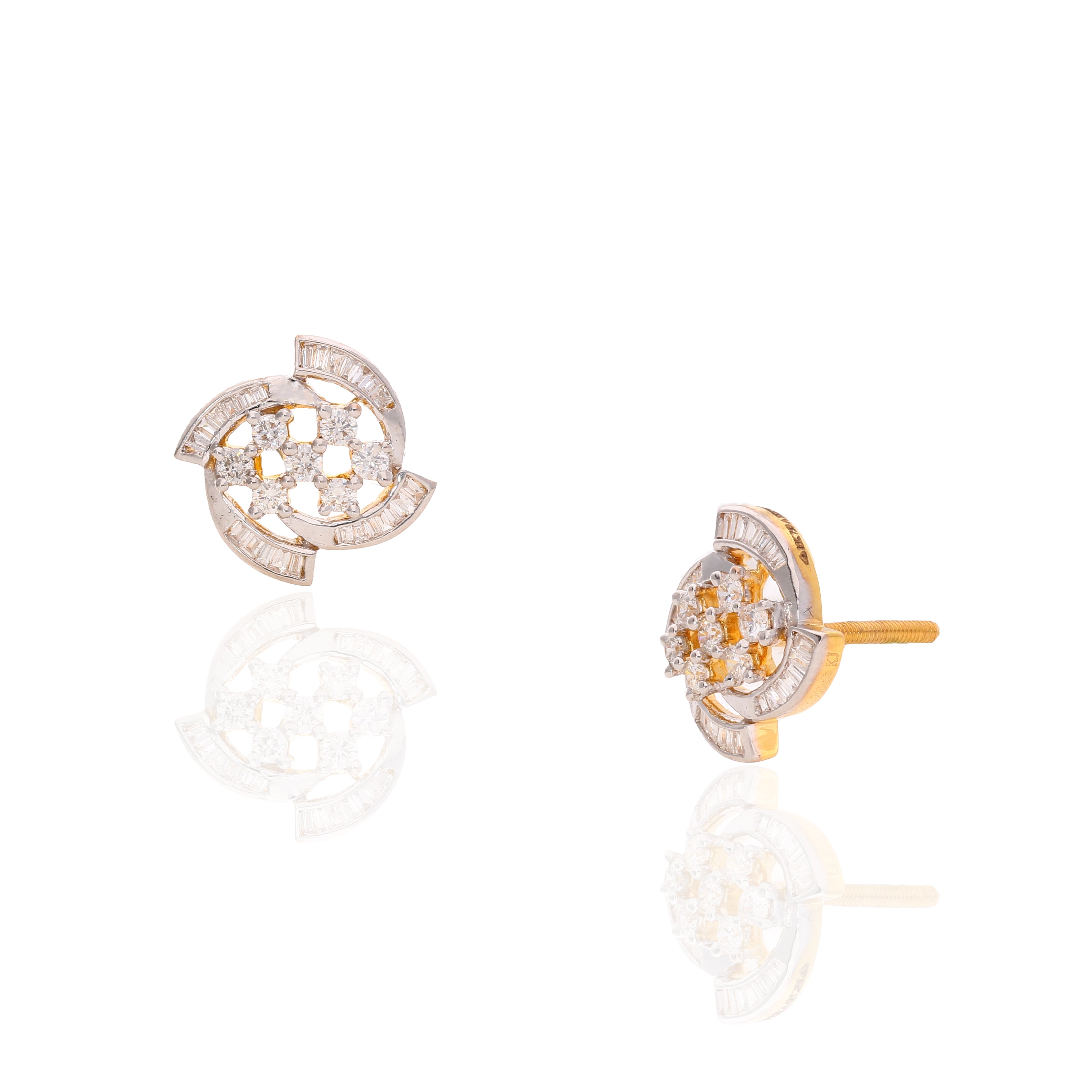 Soft Bloom Diamond Studs