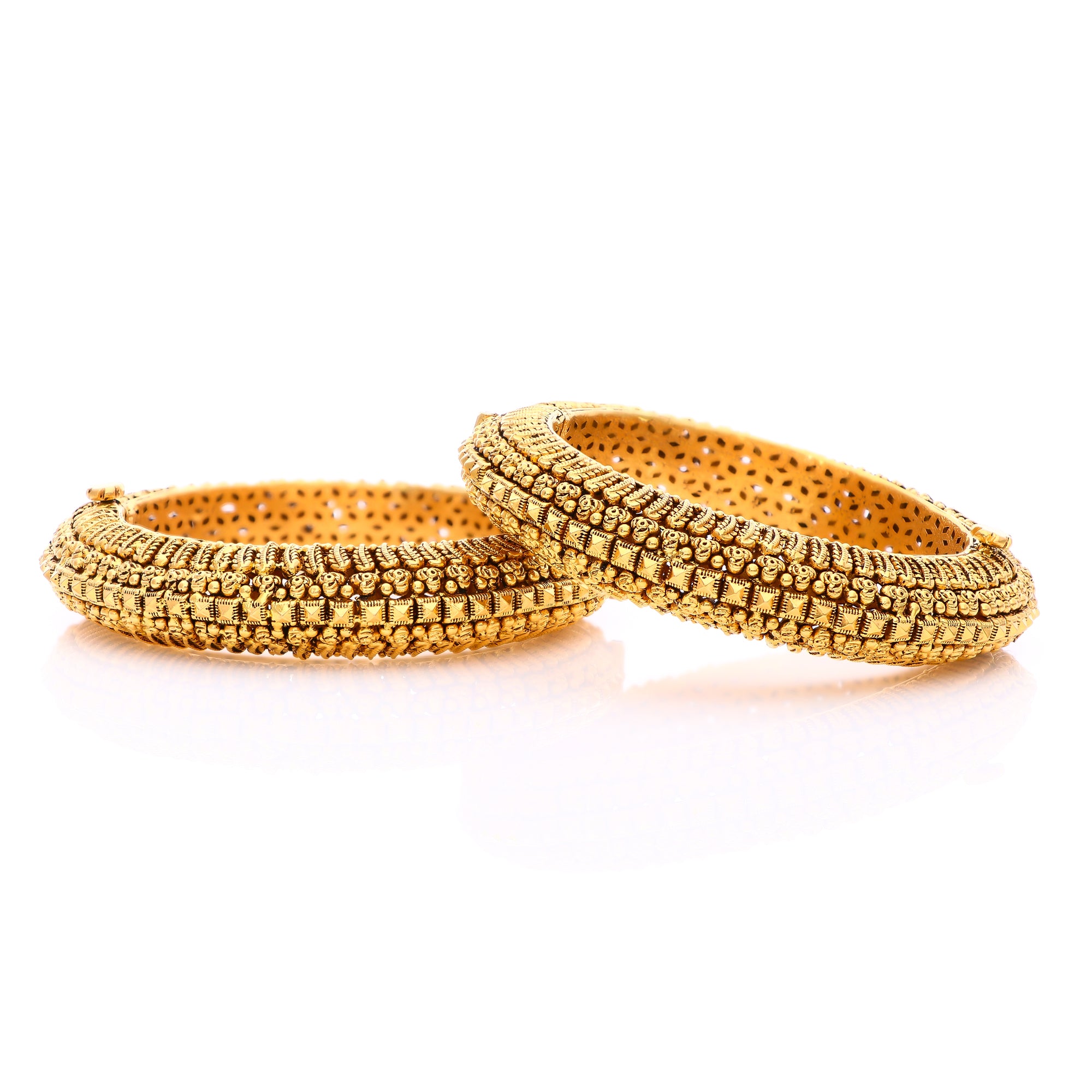 Zayna Gold Bangles
