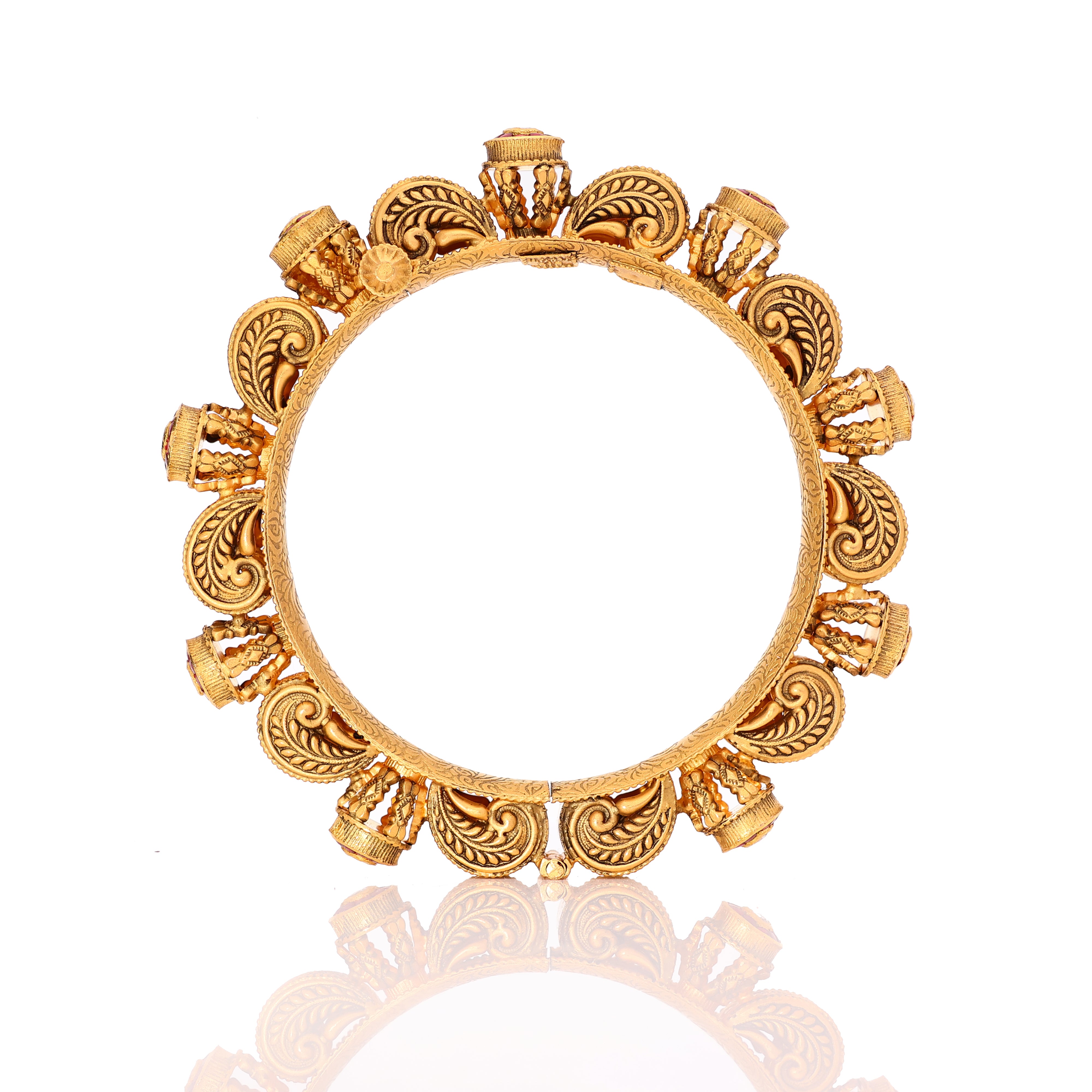 Peculiar Gold Bangles