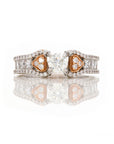 Heart in Harmony Diamond Ring