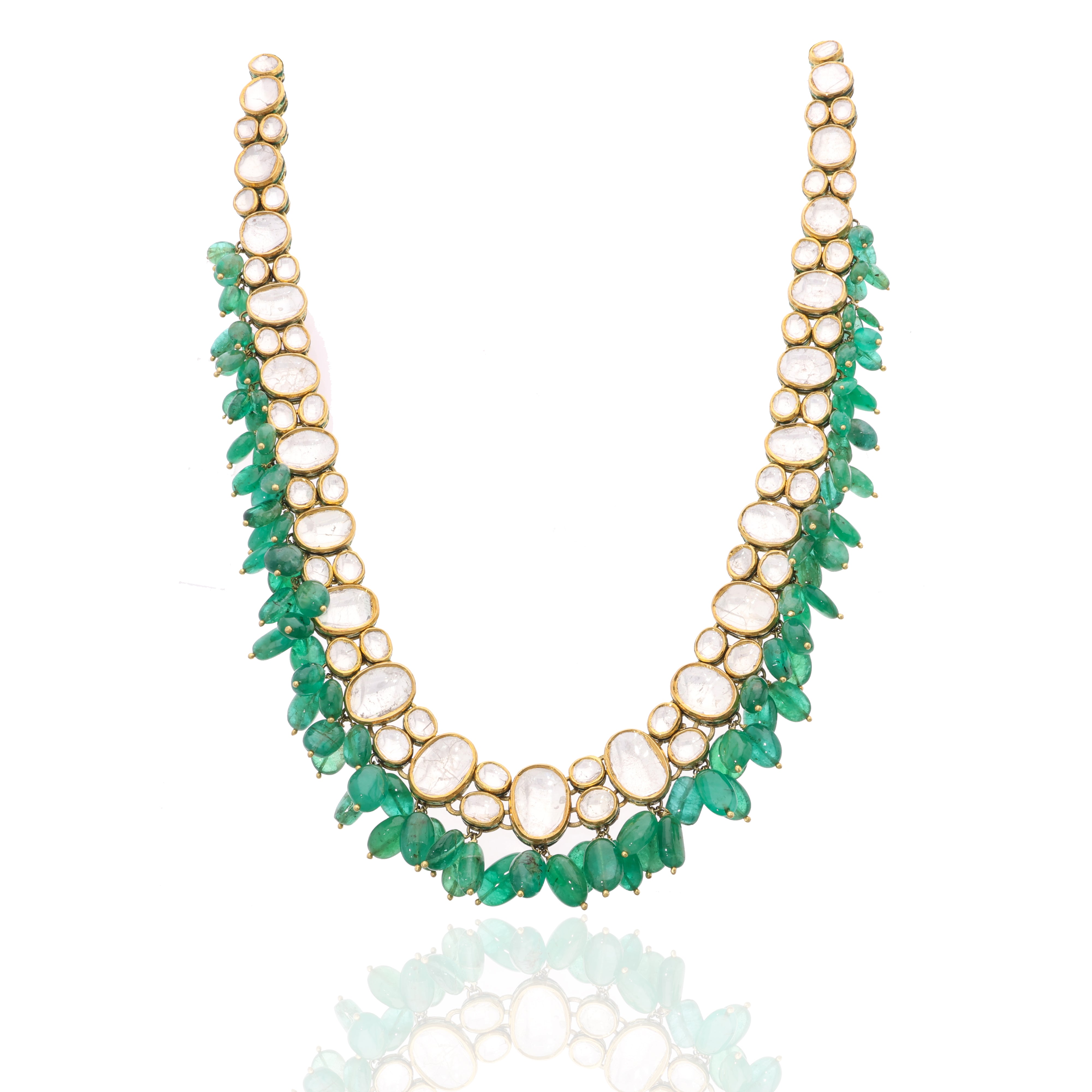 IndraNeel Charm Polki Set