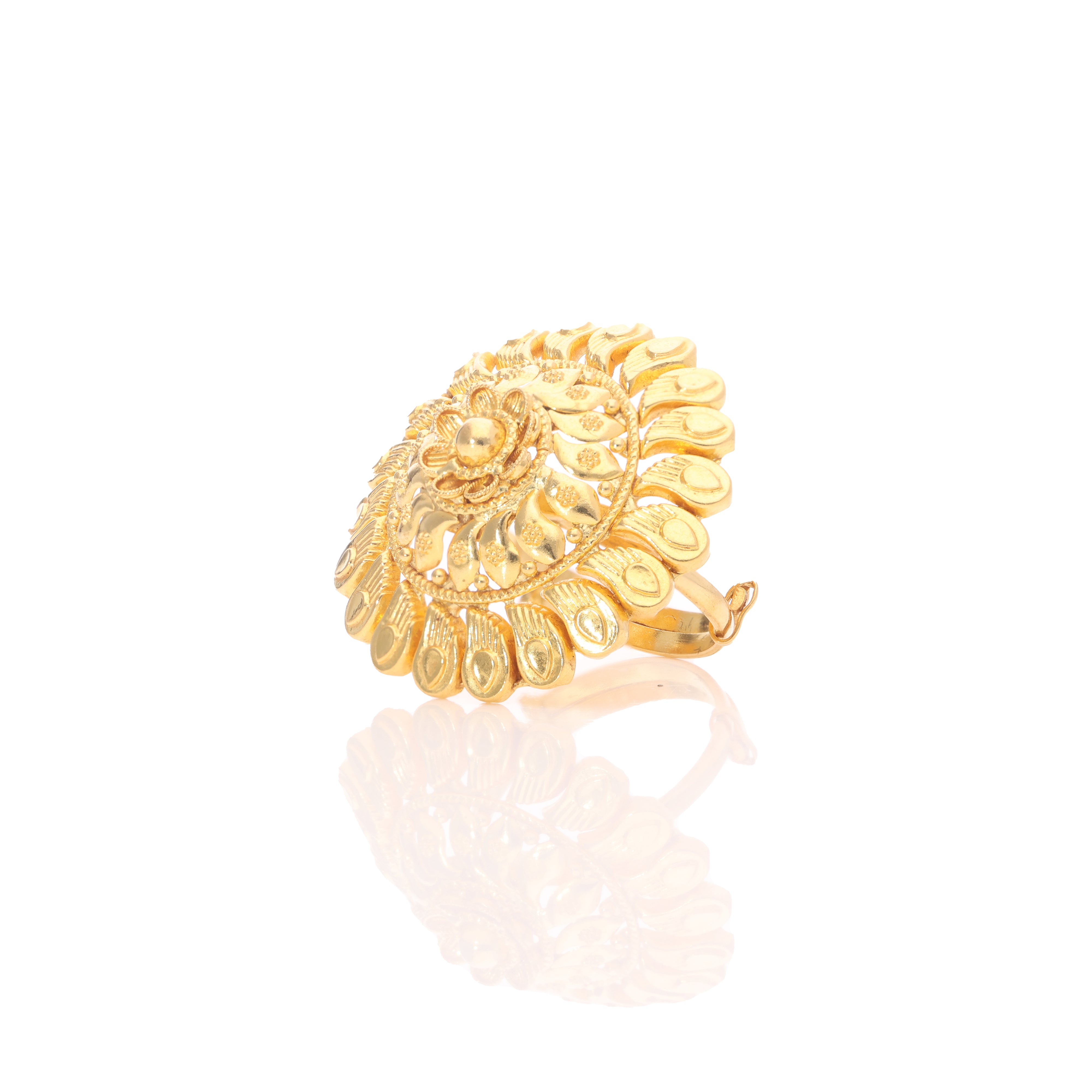 Sunflower Gold Ring