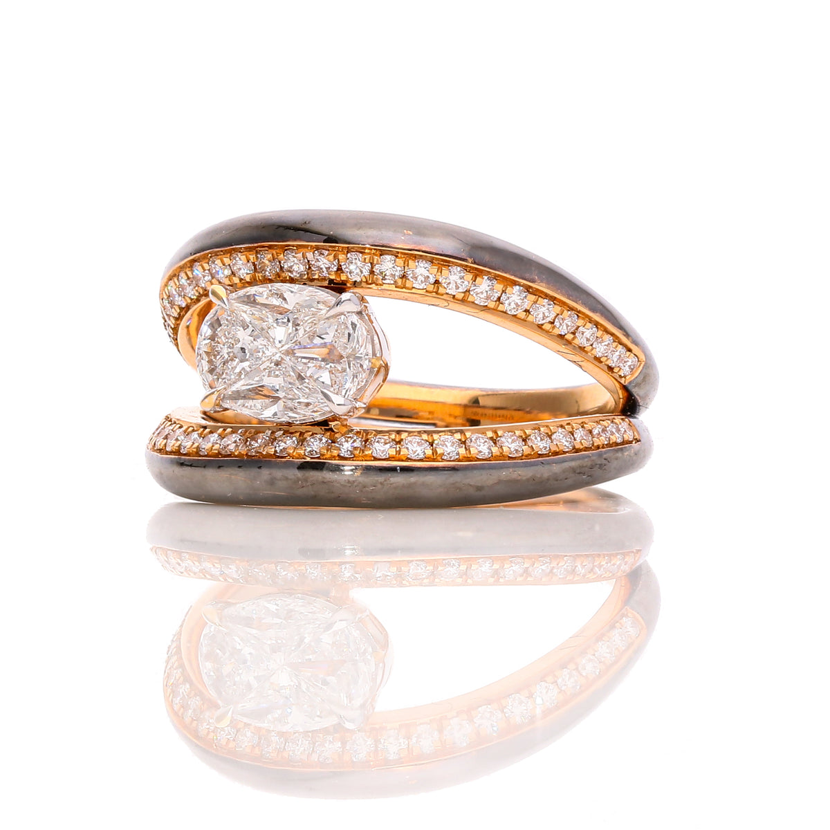 Coralia Coral Halo Ring