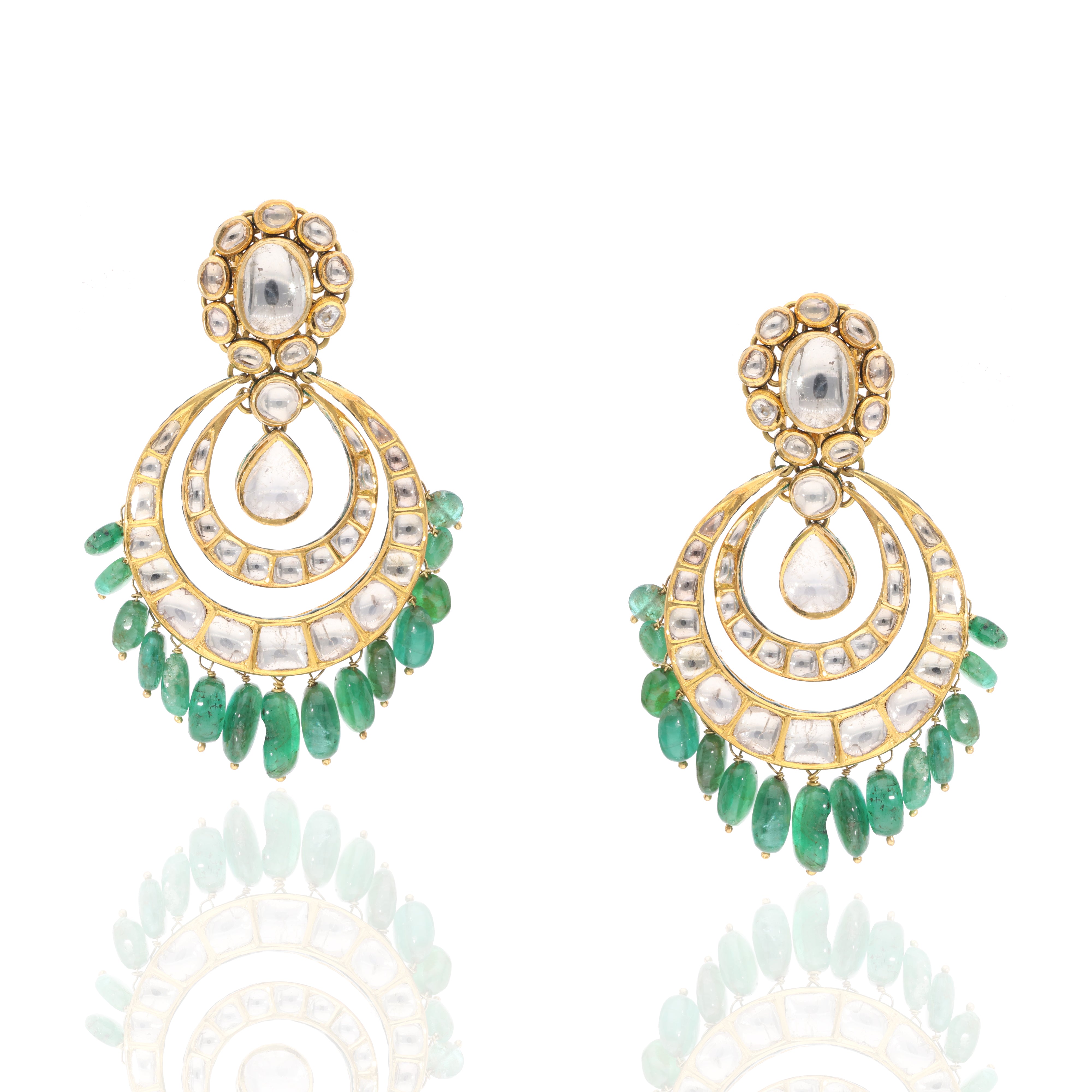 IndraNeel Charm Polki Set