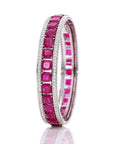Ruby Royale Diamond Bangles