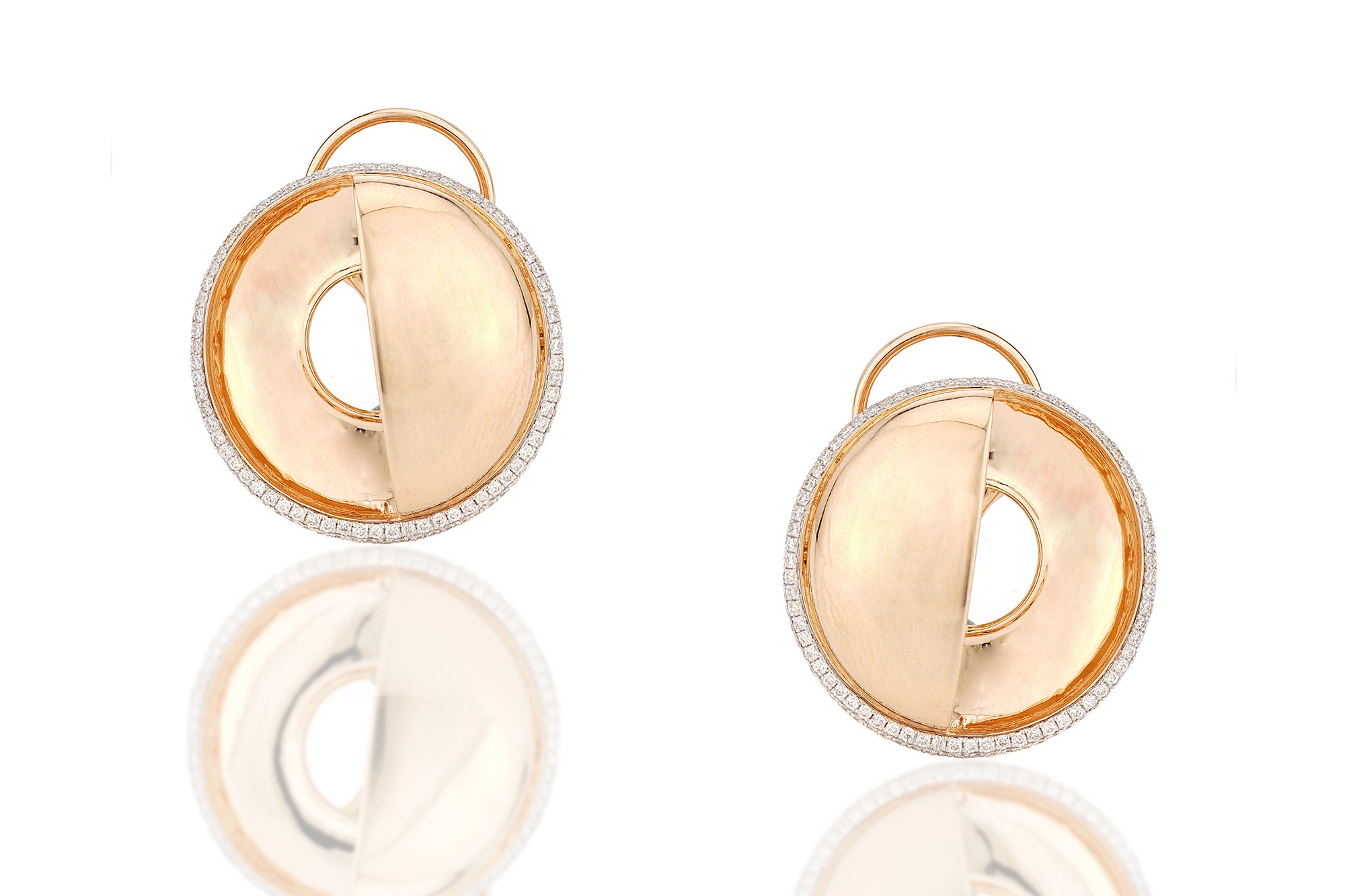 Submarine Axis Earrings – Gold