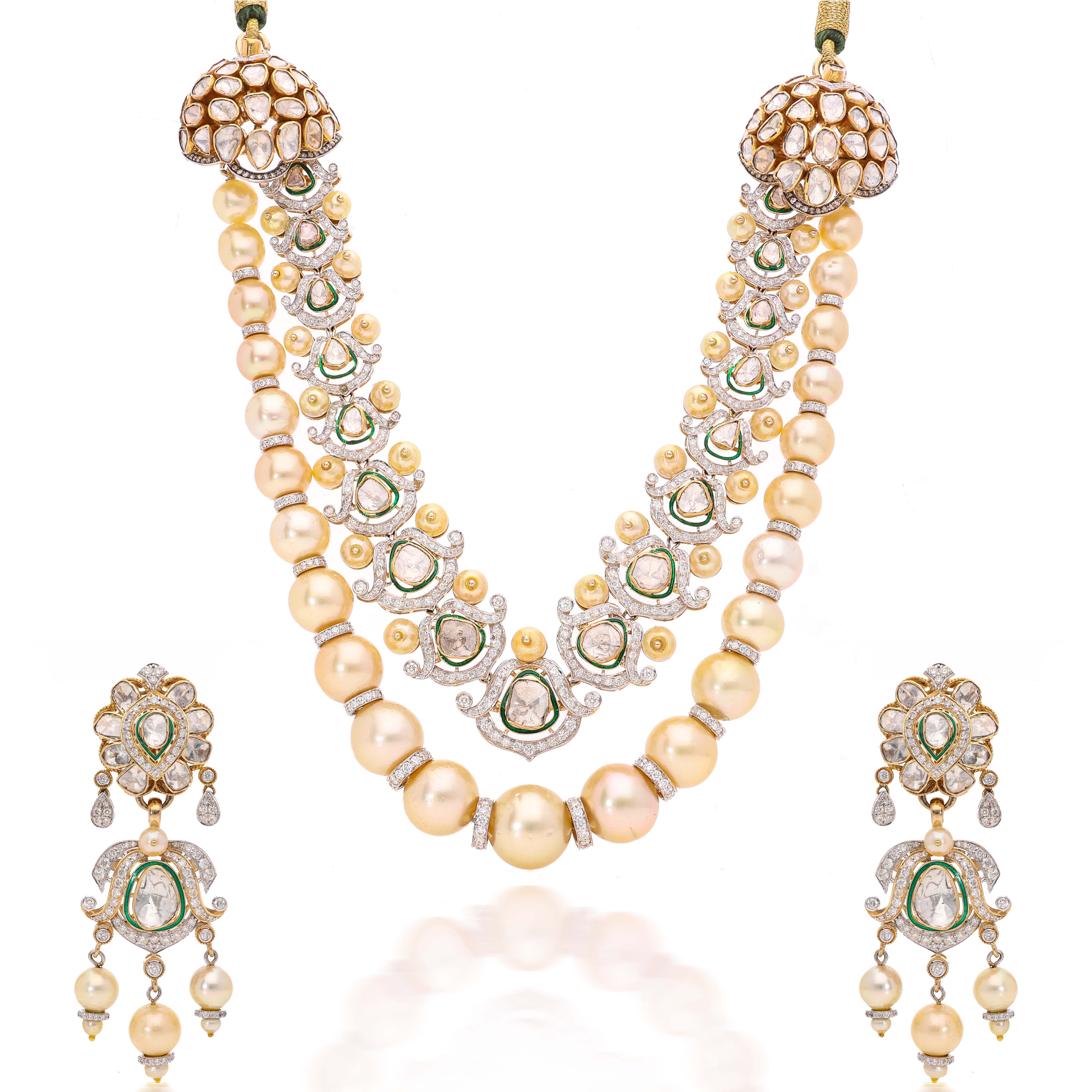 Mystic Pearl Shine Polki Set