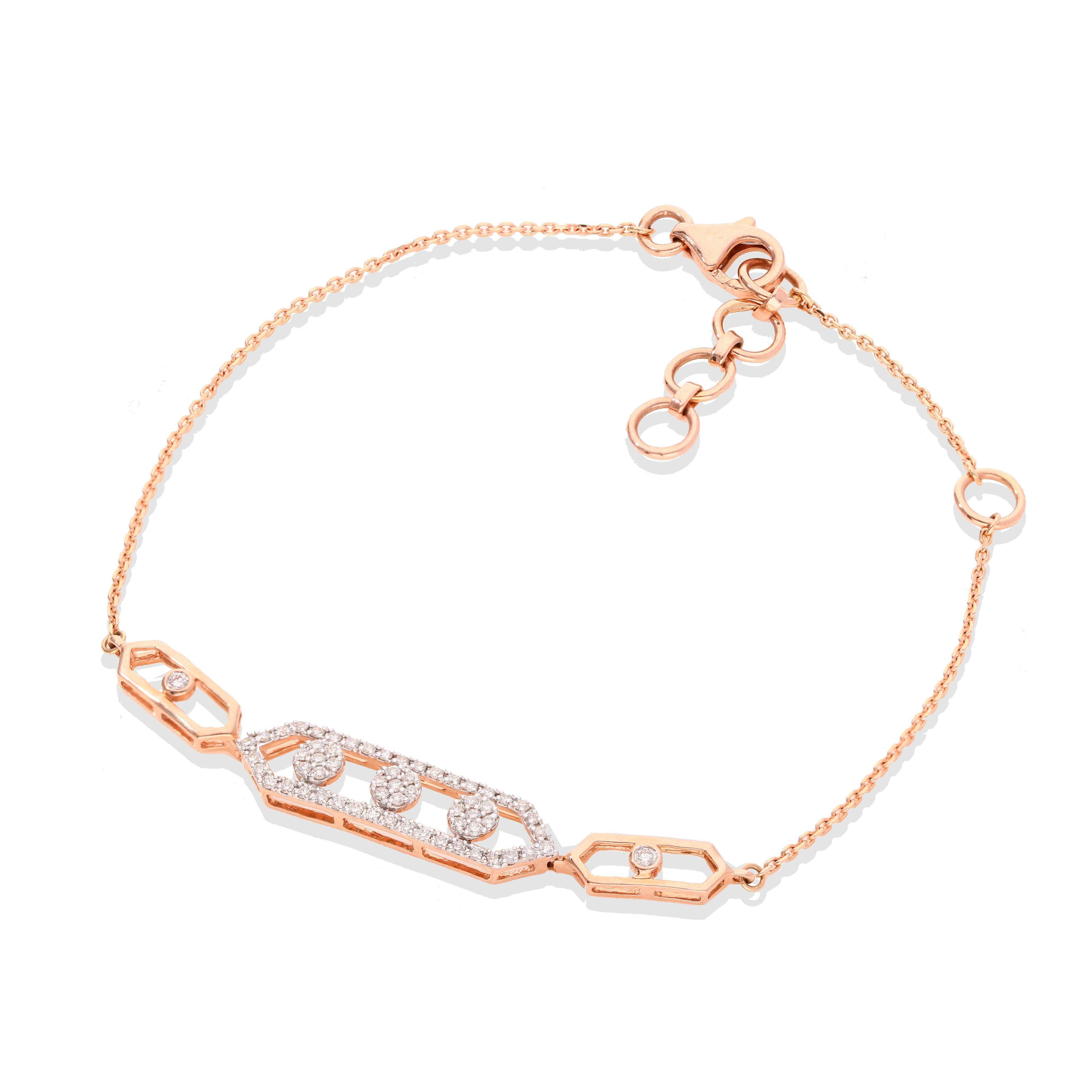 Elara Link Diamond Bracelet