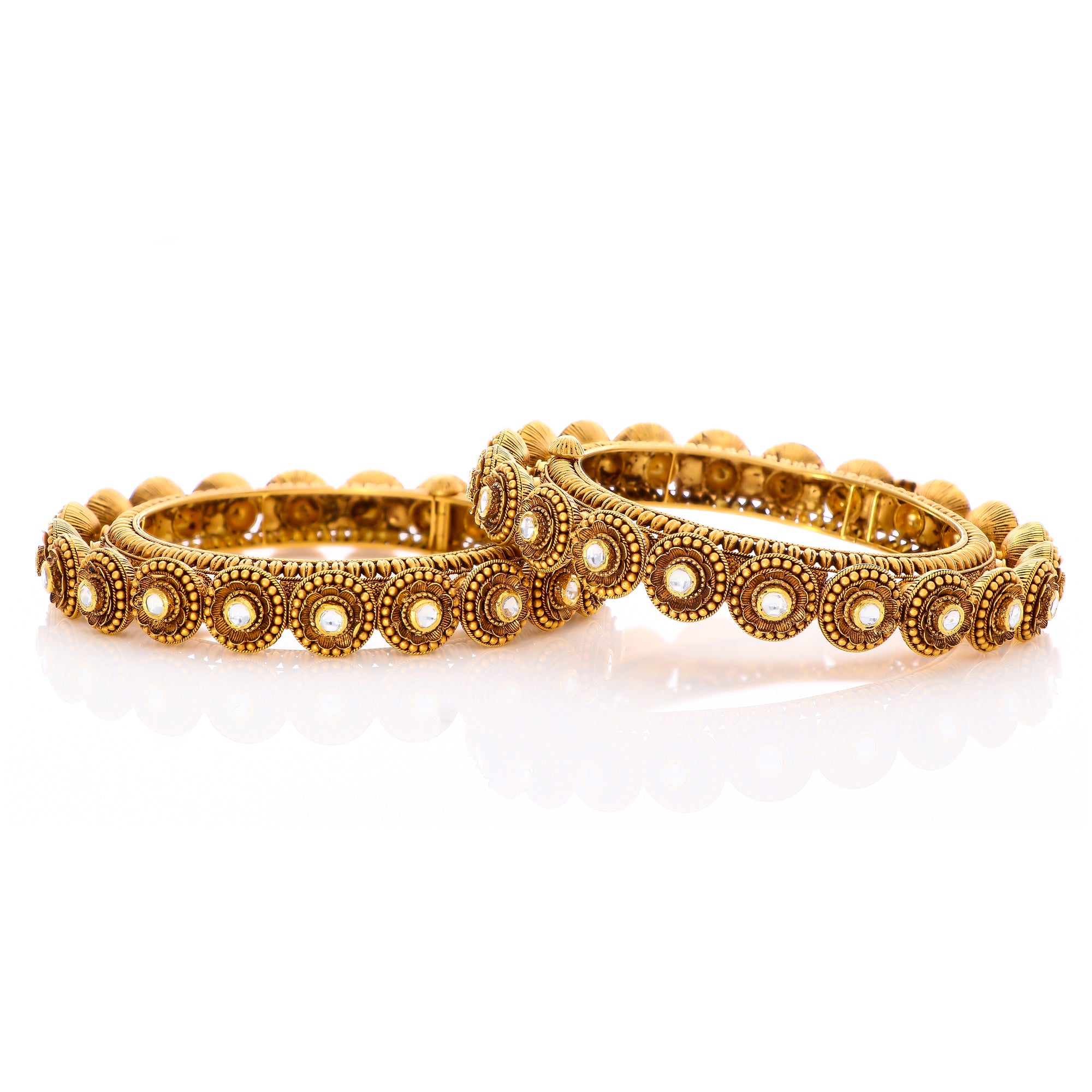 Cassia Gold Bangles