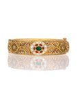 Zahra Kundan Gold Bangle
