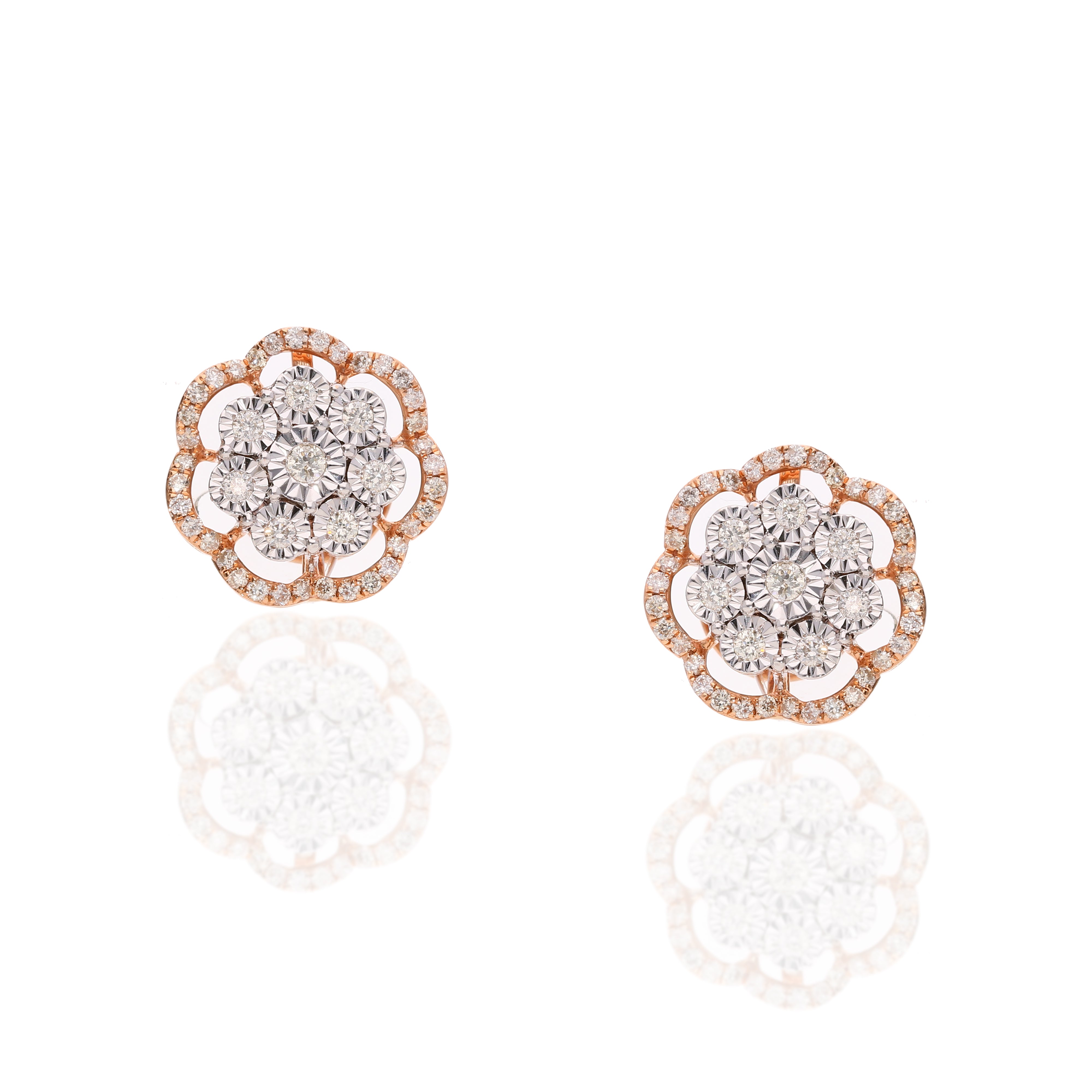 Rajsi Pushp Diamond Studs