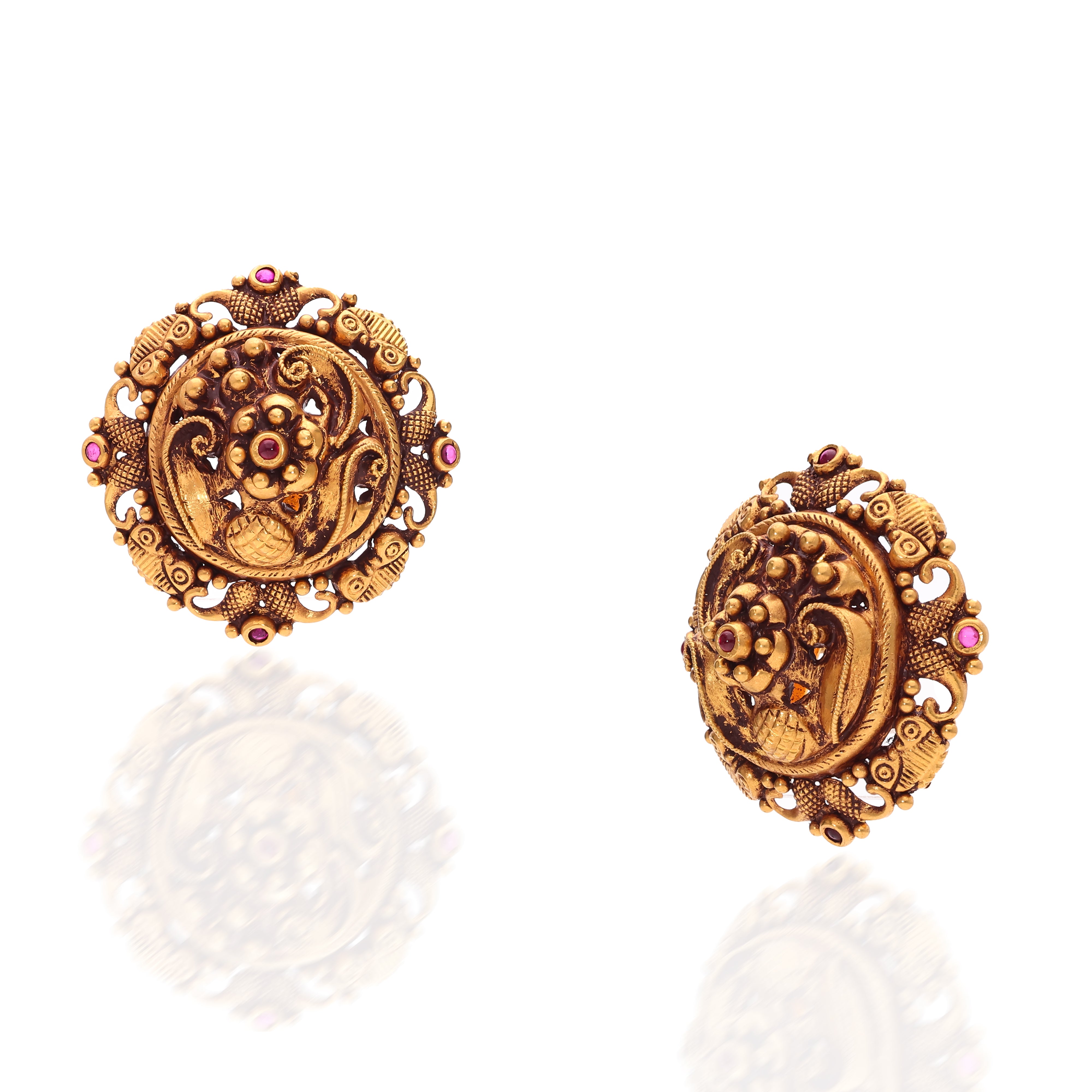 Antique Heritage Gold Studs