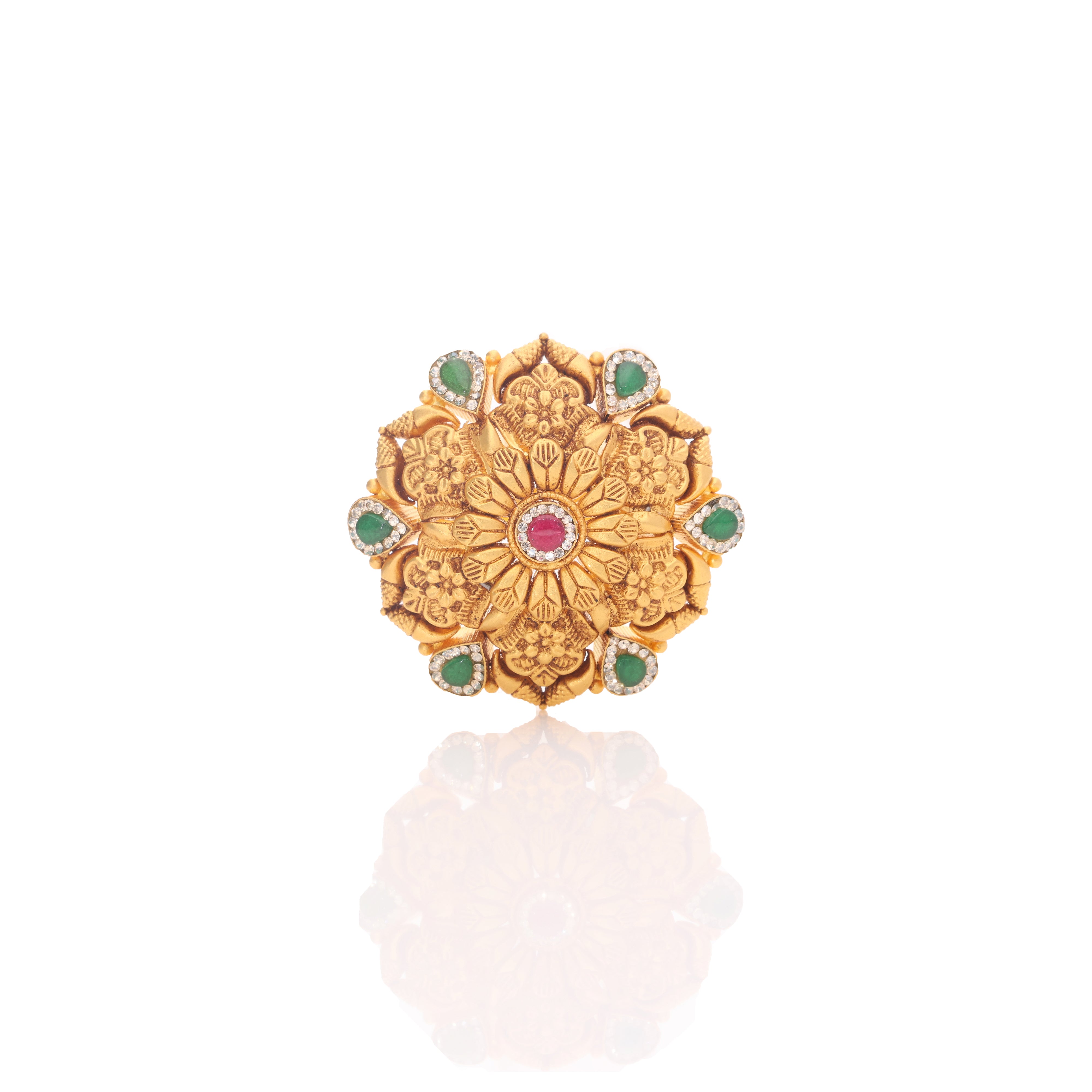 Flora Shine Gold Ring