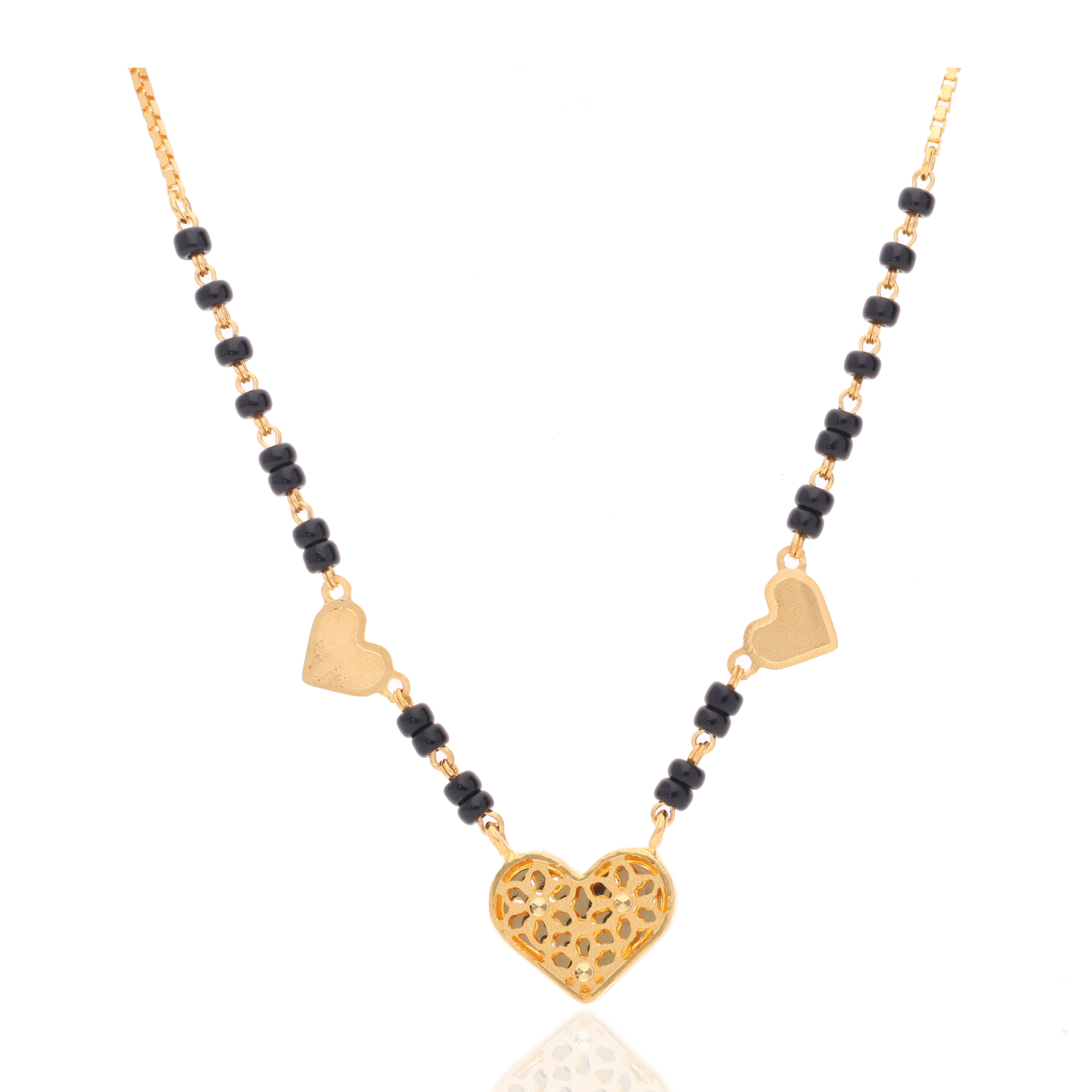 Heart Of Love Gold Mangalsutra