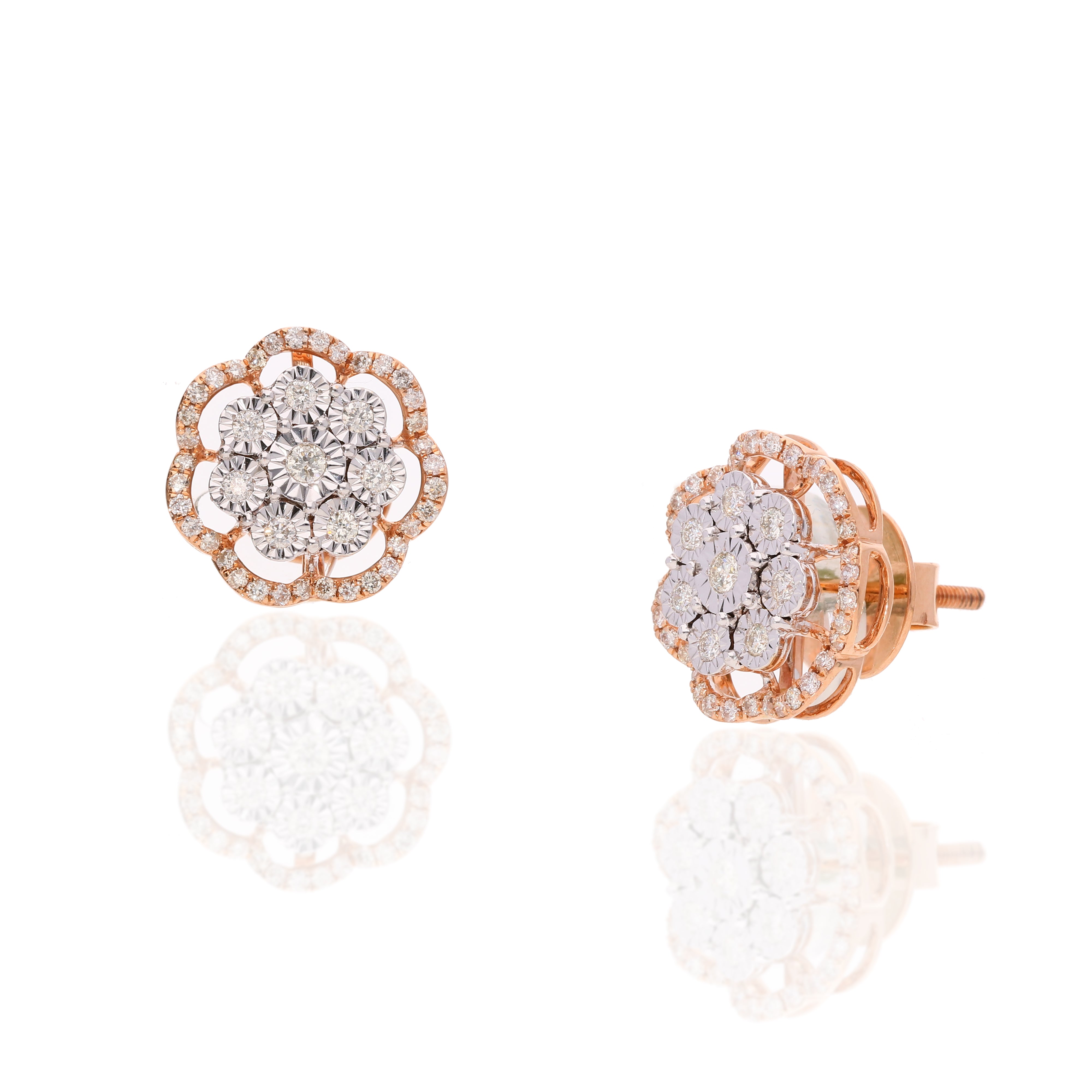 Rajsi Pushp Diamond Studs