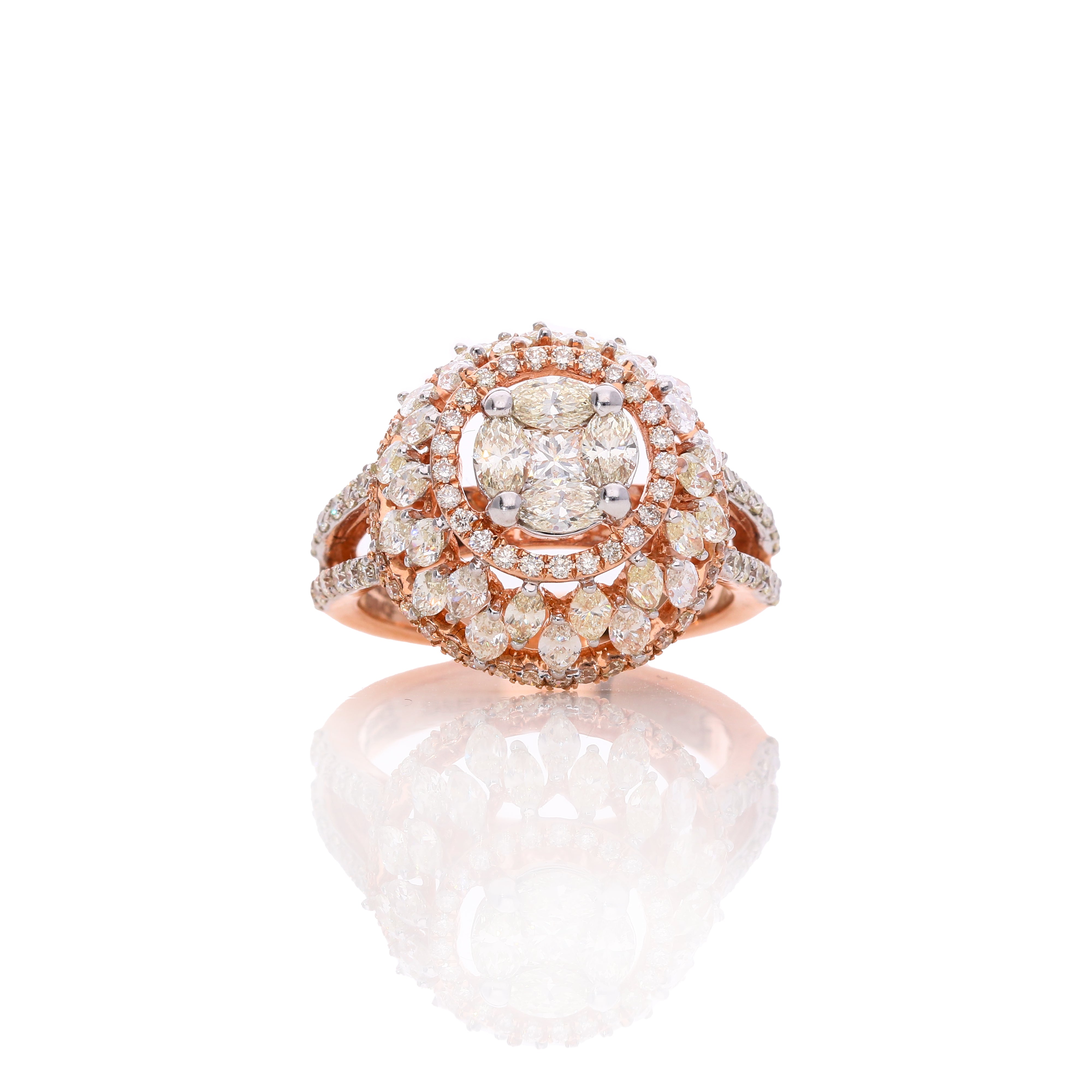 Diva Bow Spark Diamond Ring