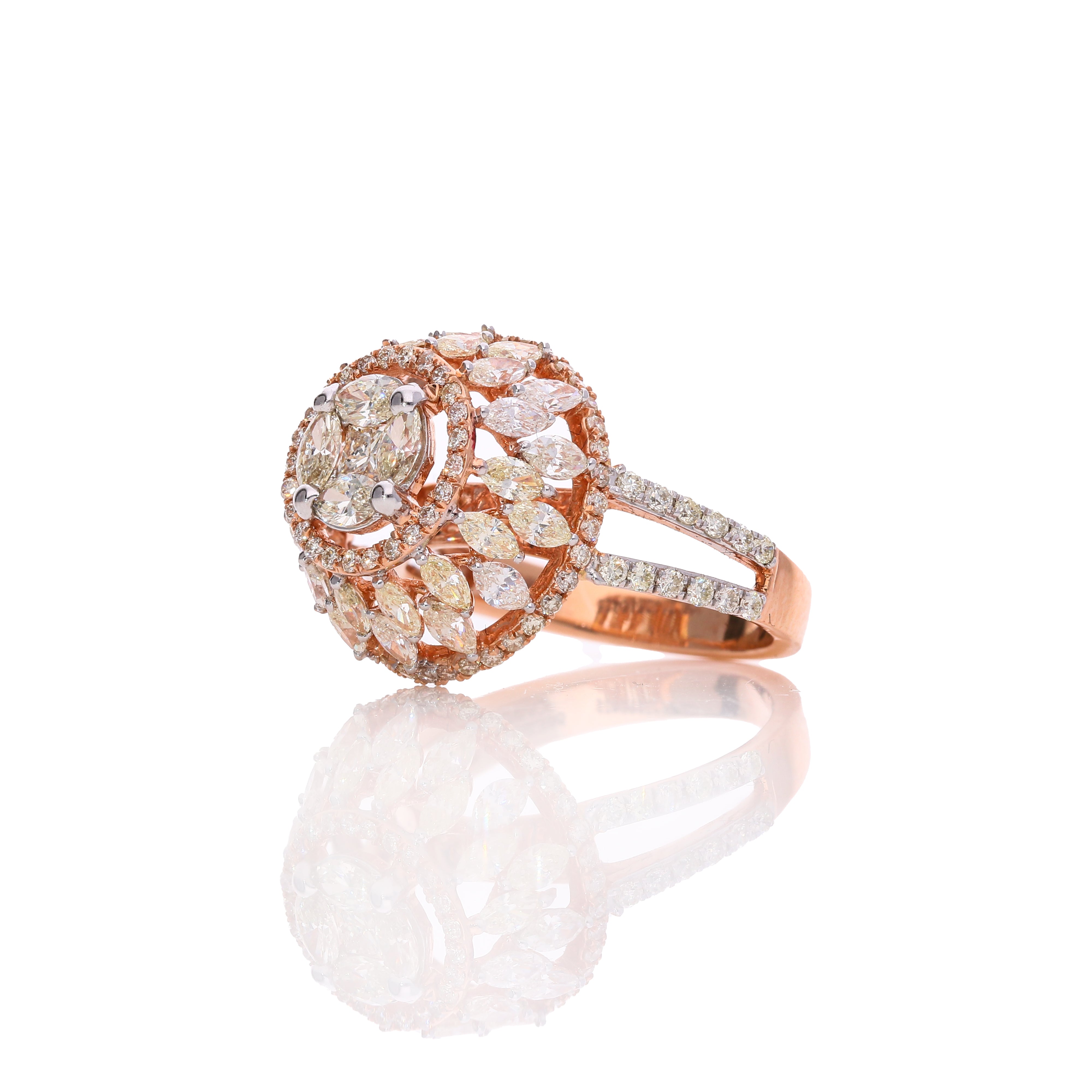 Diva Bow Spark Diamond Ring