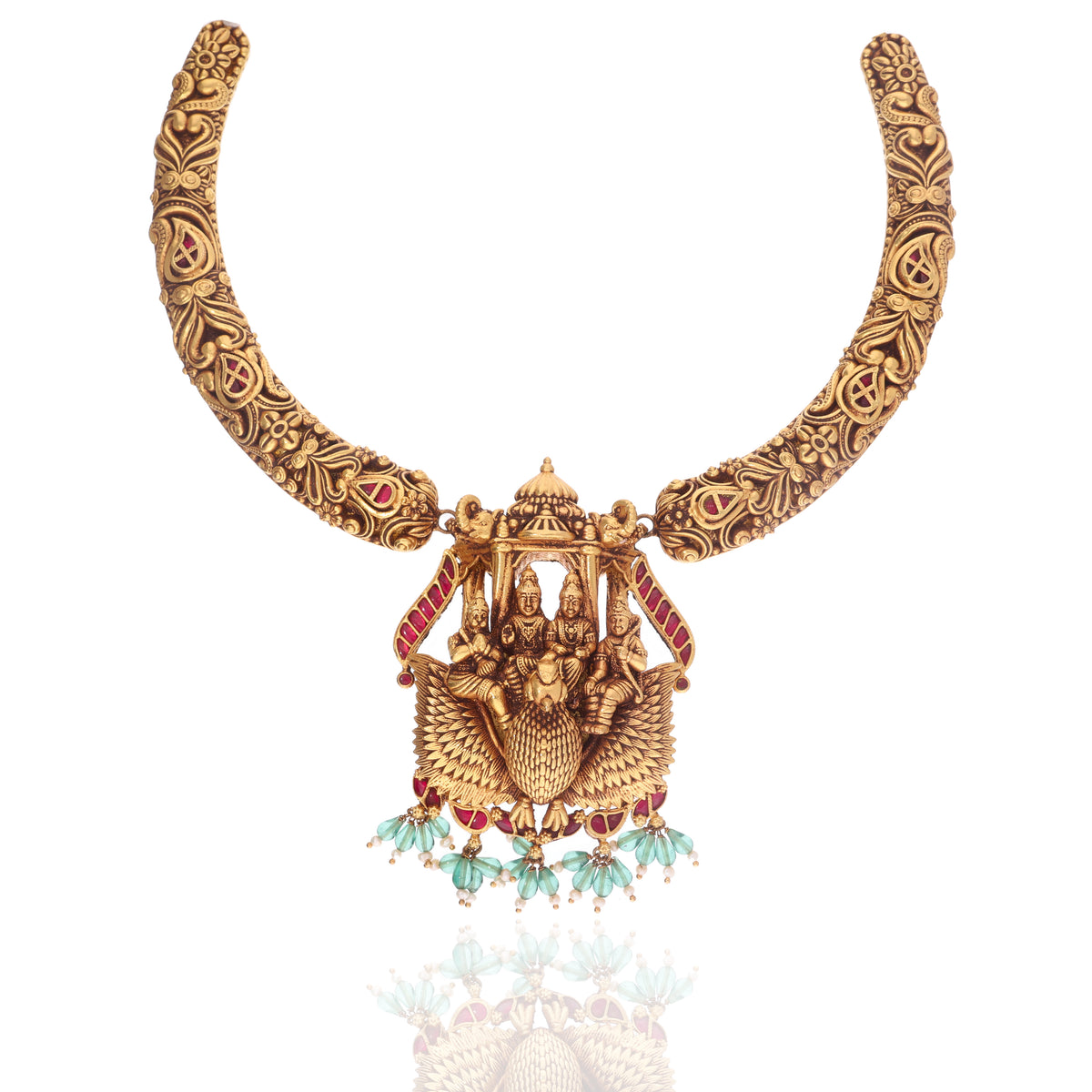 Venkateshwar Heritage Necklace Set