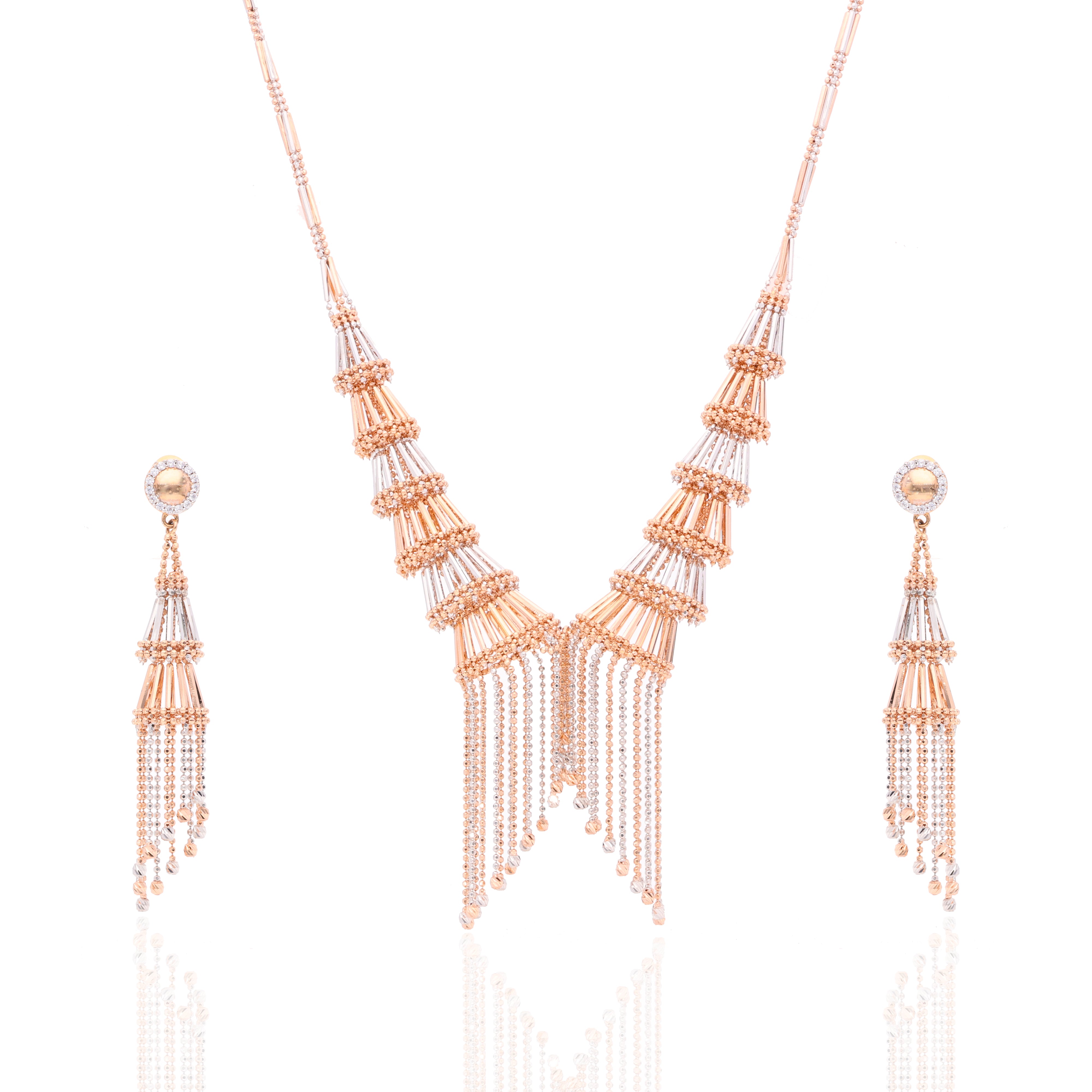 Gold Necklace Set For Women