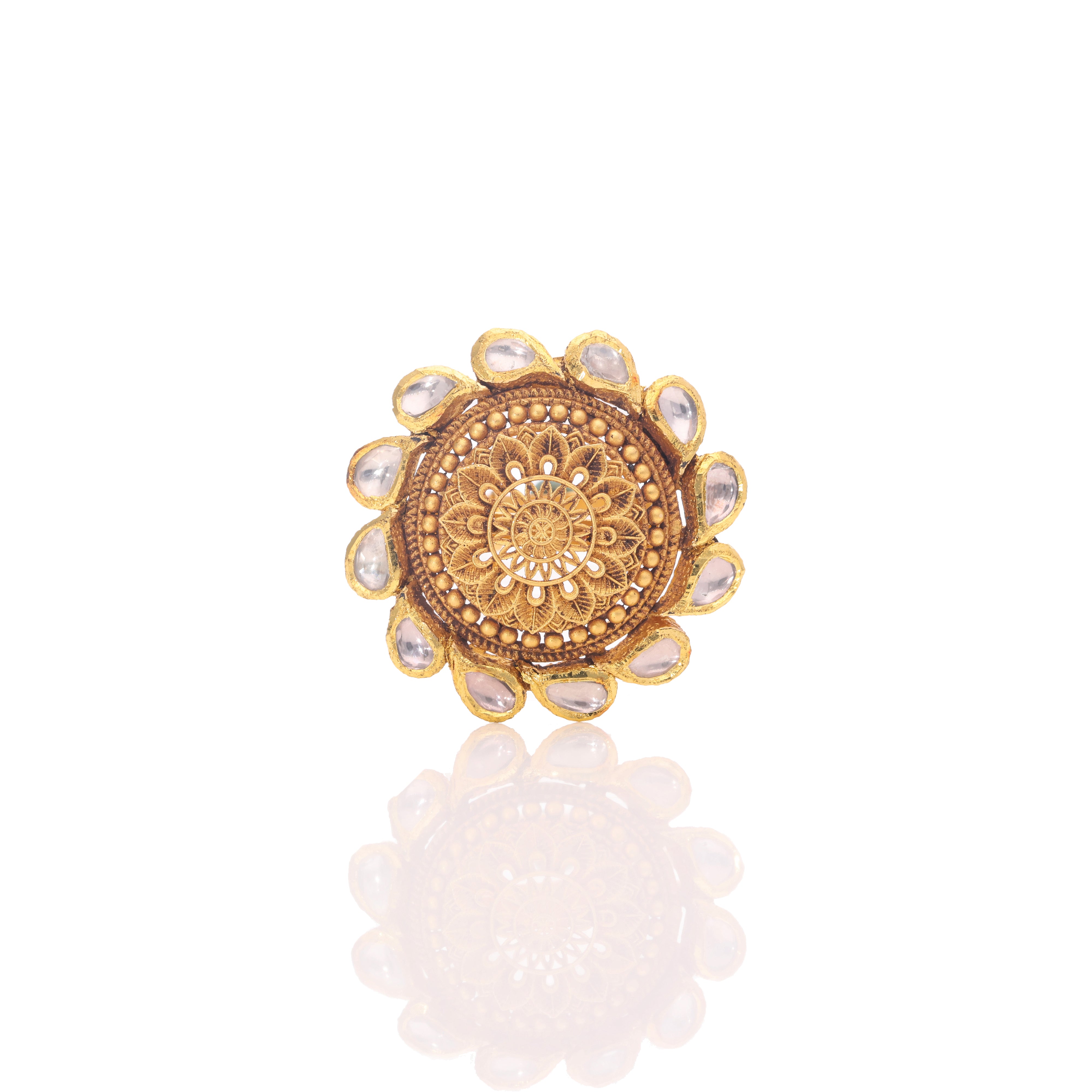 Royal Filigree Gold Ring