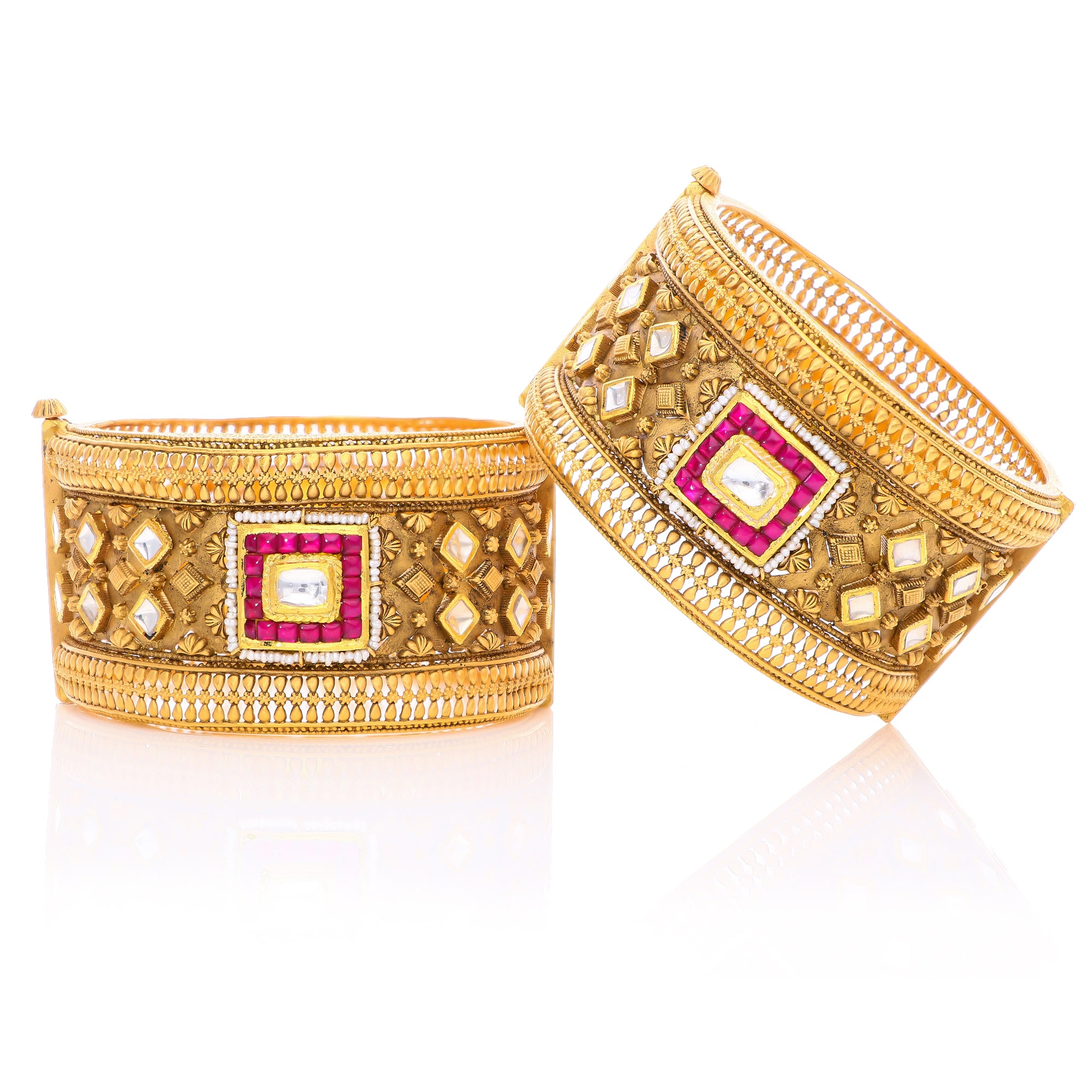 Davina Gold Bangles