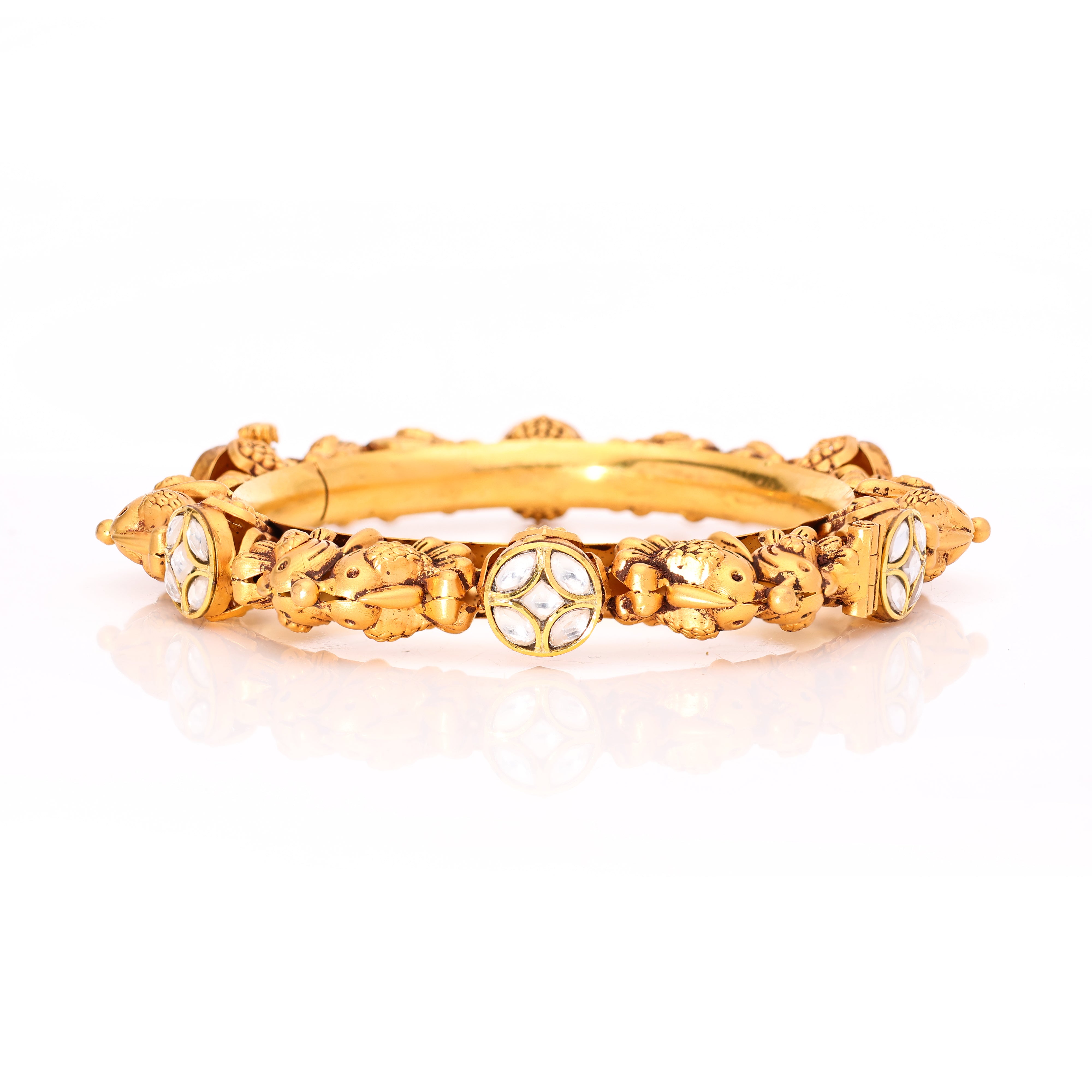 Birdie Style Gold Bangles