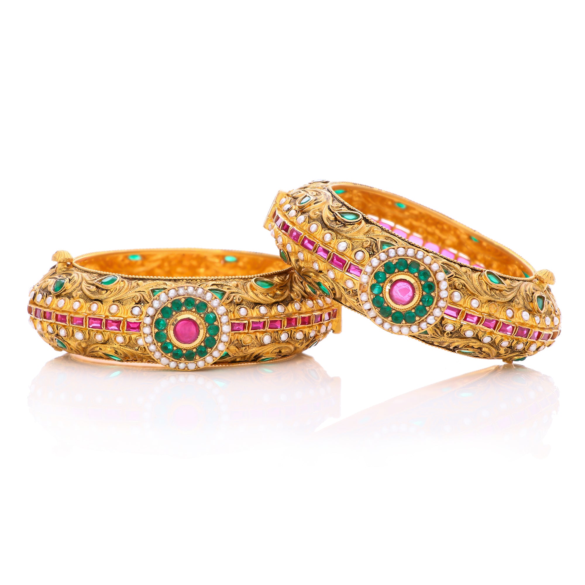 Zayna Gold Bangles
