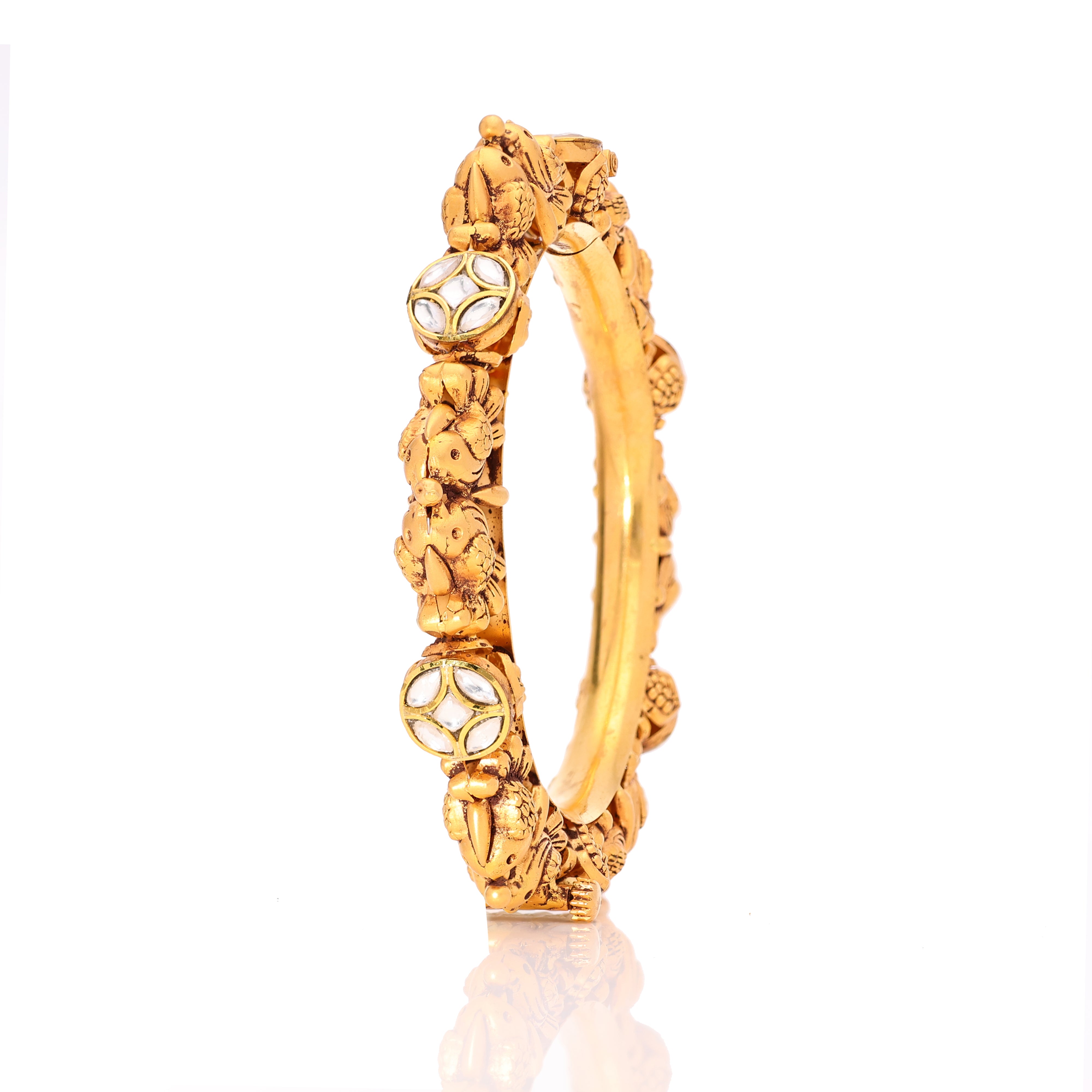 Birdie Style Gold Bangles